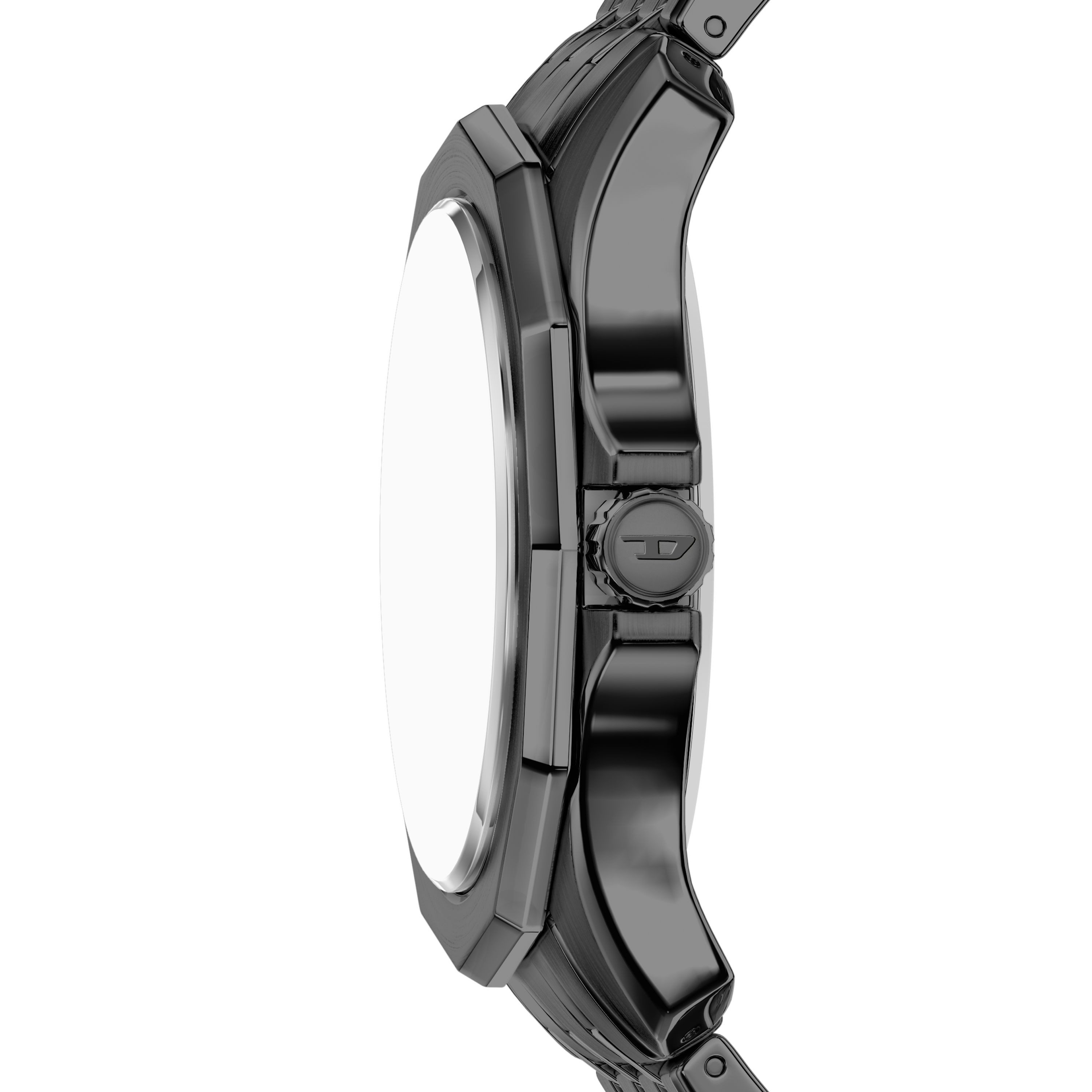 Diesel Quarzuhr Stinger 3-Hand DZ2238, Armbanduhr, Herrenuhr, Edelstahlarmband, analog