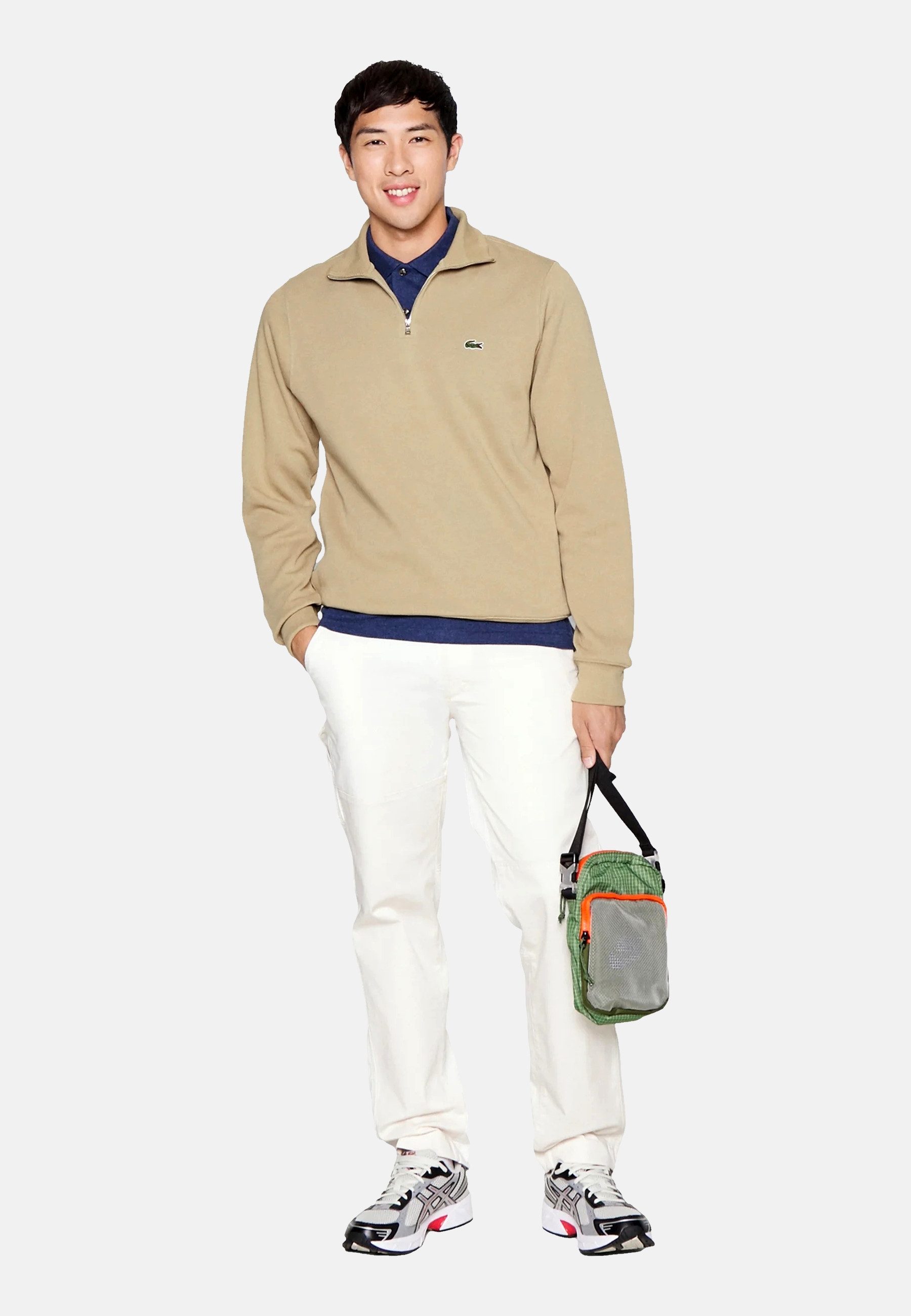 Lacoste Troyer Pullover Sweatshirt Troyer (1-tlg) günstig online kaufen