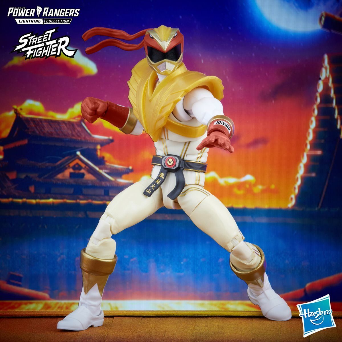 Hasbro Actionfigur Power Rangers X Street Fighter LC Morphed Ryu Crimson Hawk Ranger