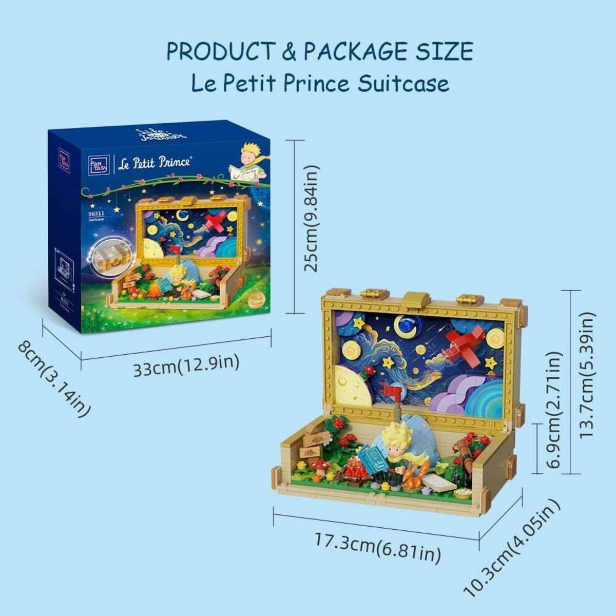 Pantasy Pantasy 86311 Suitcase Spielbausteine