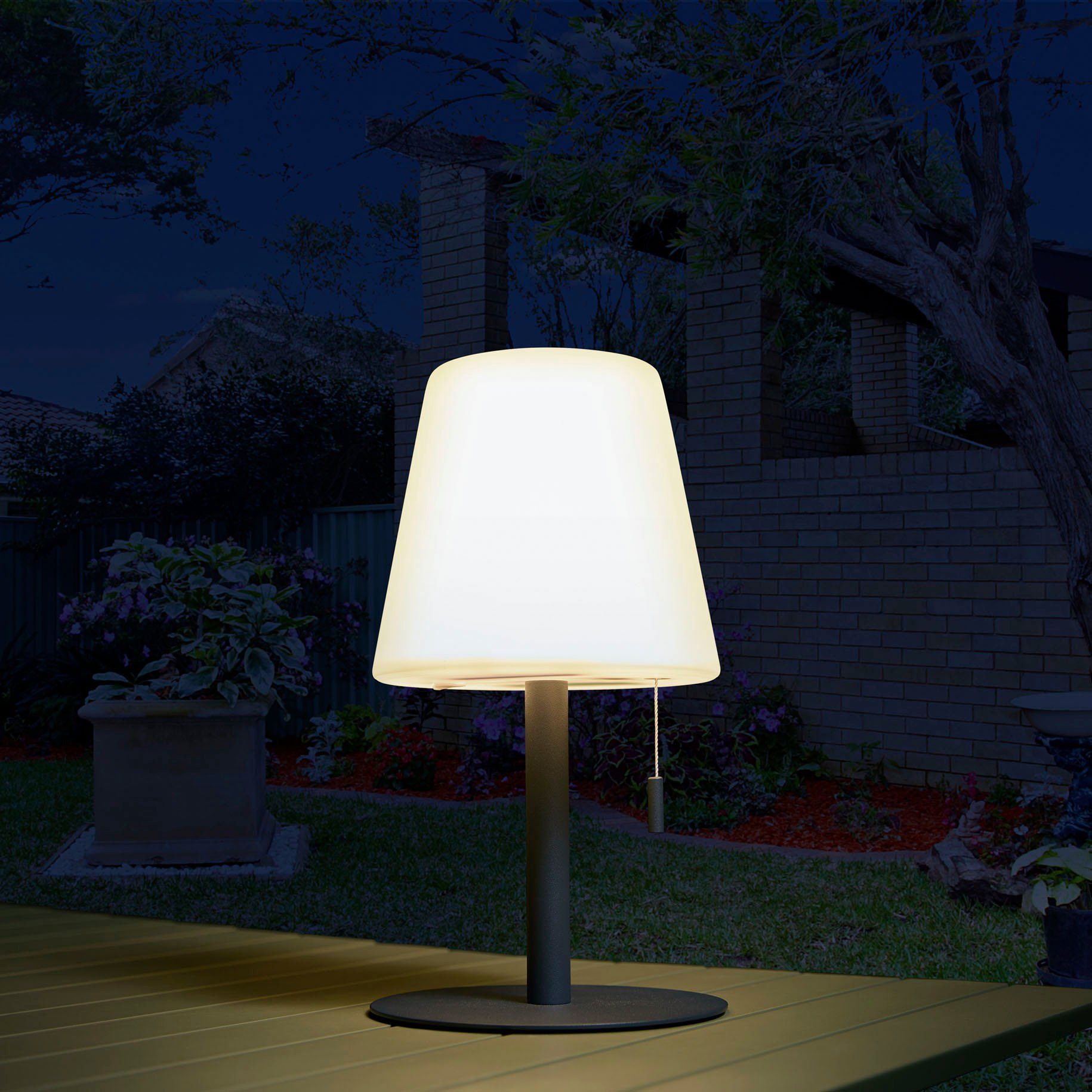 Paco Home Tischleuchte JEN, LED fest integriert, Warmweiß, LED Akku Kabello günstig online kaufen