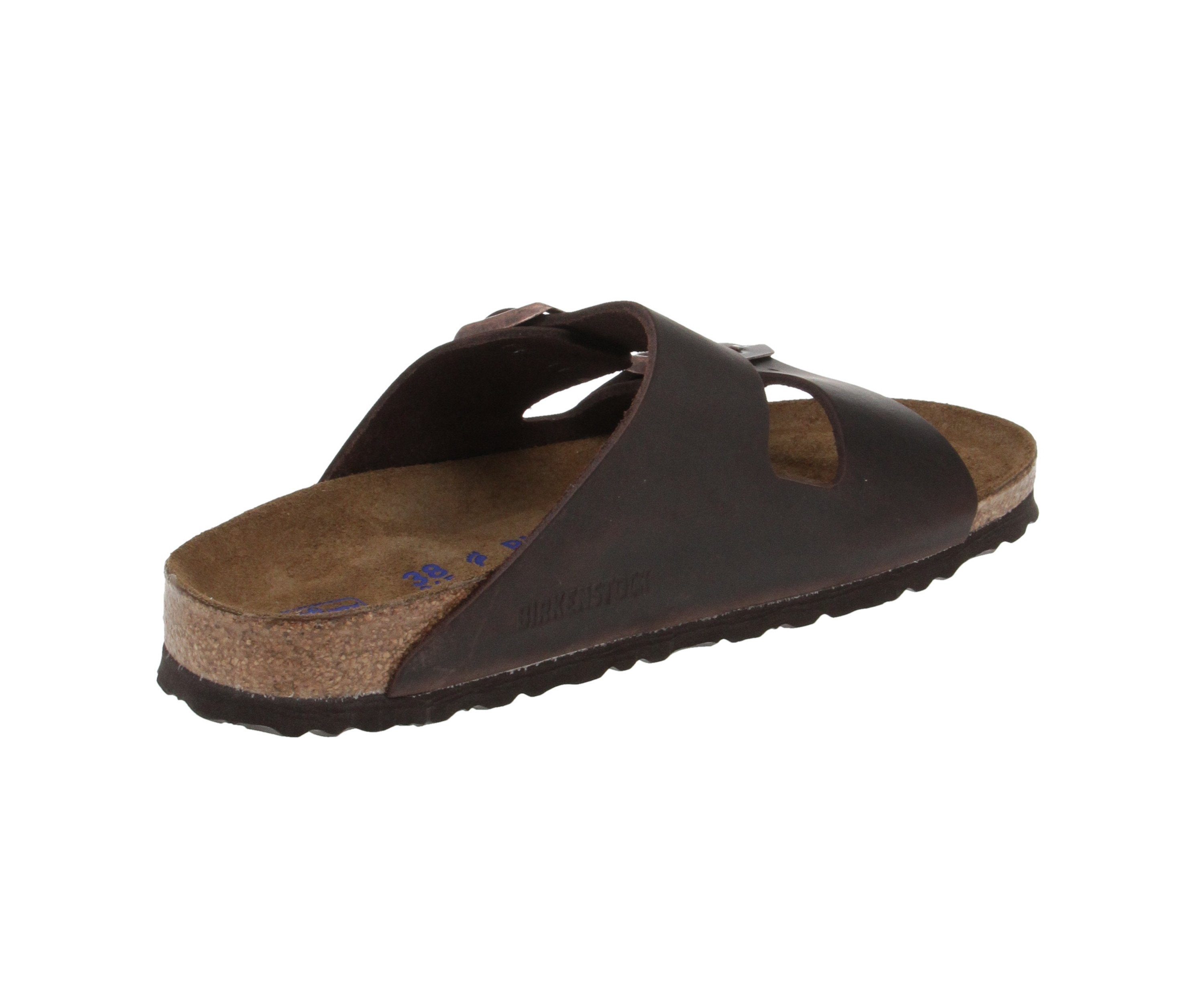 Birkenstock Birkenstock 452763 Arizona FL WB - Damen Schuhe offene Schuhe - Habana Hausschuh