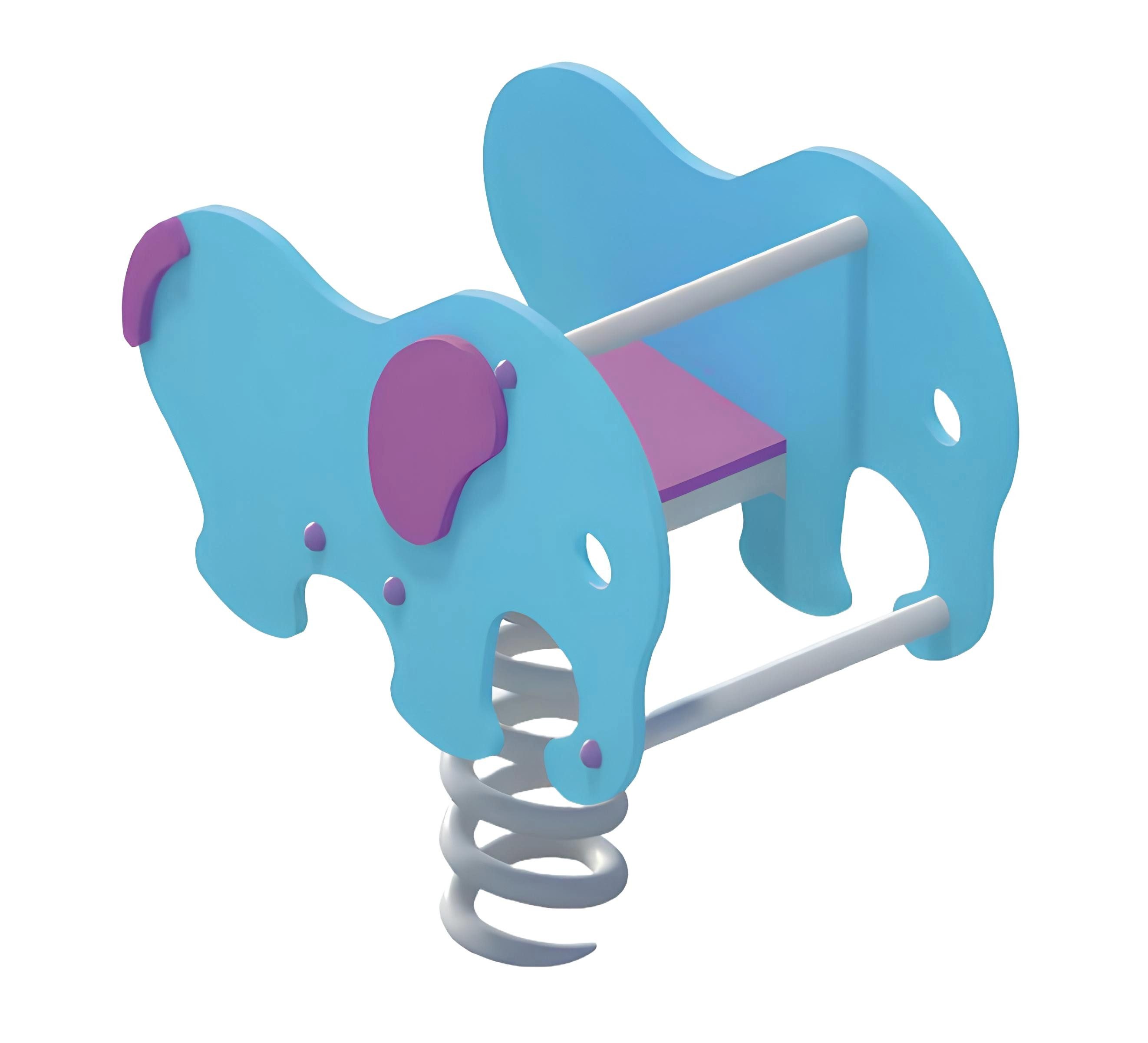 JVmoebel Federwippe Schaukelwippe Elefant aus robustem Material für Kinder (1-tlg., Federwippe) Made in Europa