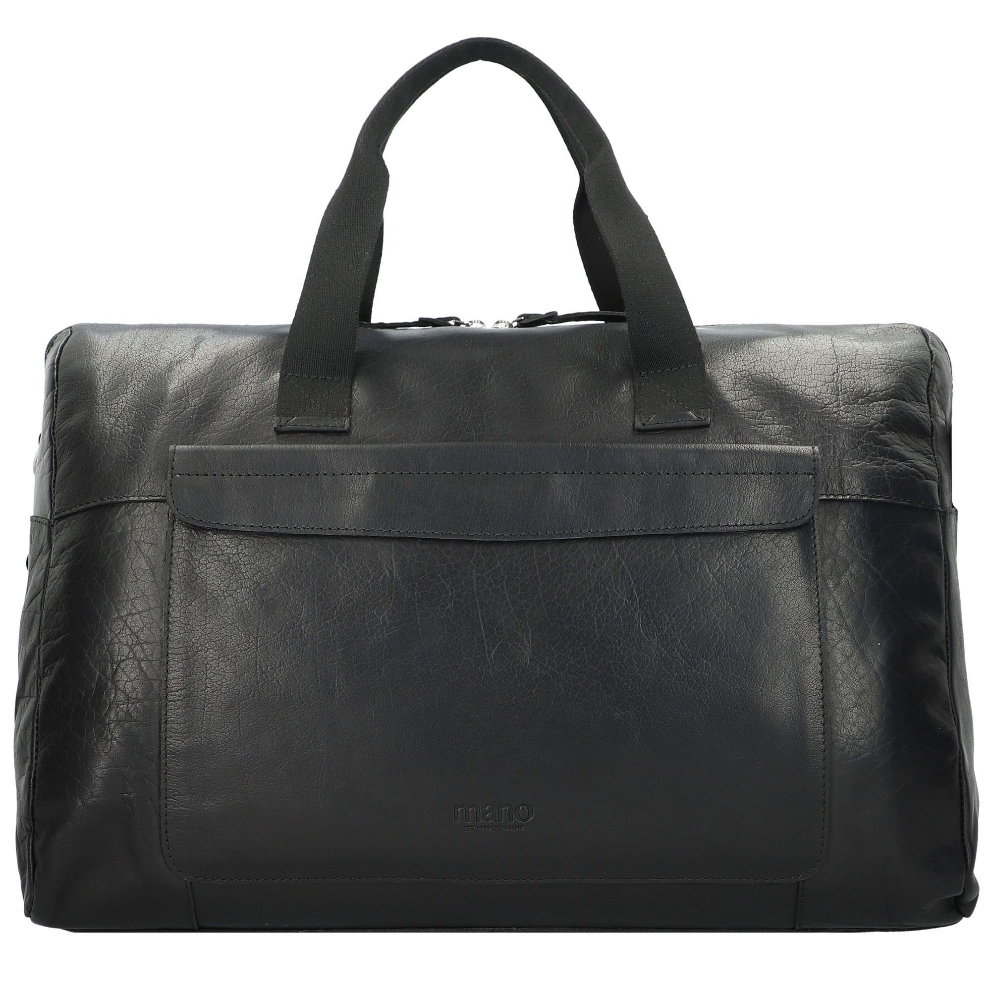 MANO Don schwarz Weekender Leder Paolo,