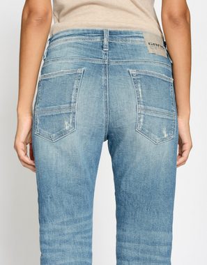 GANG Boyfriend-Jeans 94NICA CROPPED mit geraden und verkürzten Beinverlauf