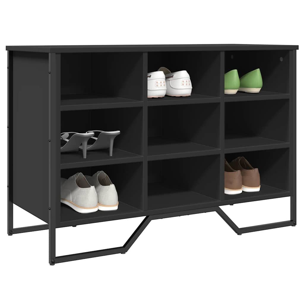 vidaXL Schuhregal Schuhregal Schwarz 90x38x61,5 cm günstig online kaufen