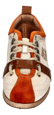 Kamo-Gutsu TIFO 017 Sneaker arancio onda bianco