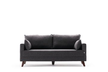 Skye Decor Schlafsofa BLC2573, Anthrazit,Rahmen: Tannenbaum & MDF