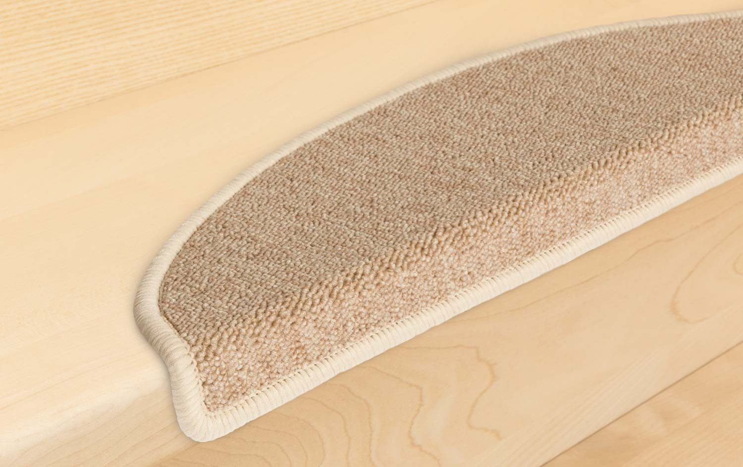 Metzker® Stufenmatte Stufenmatten Rambo Kleinformat 55x15x3,5cm Halbrund, halbrund, Höhe: 5 mm, 15 Stück im Set - Beige – Bild 4 von 5