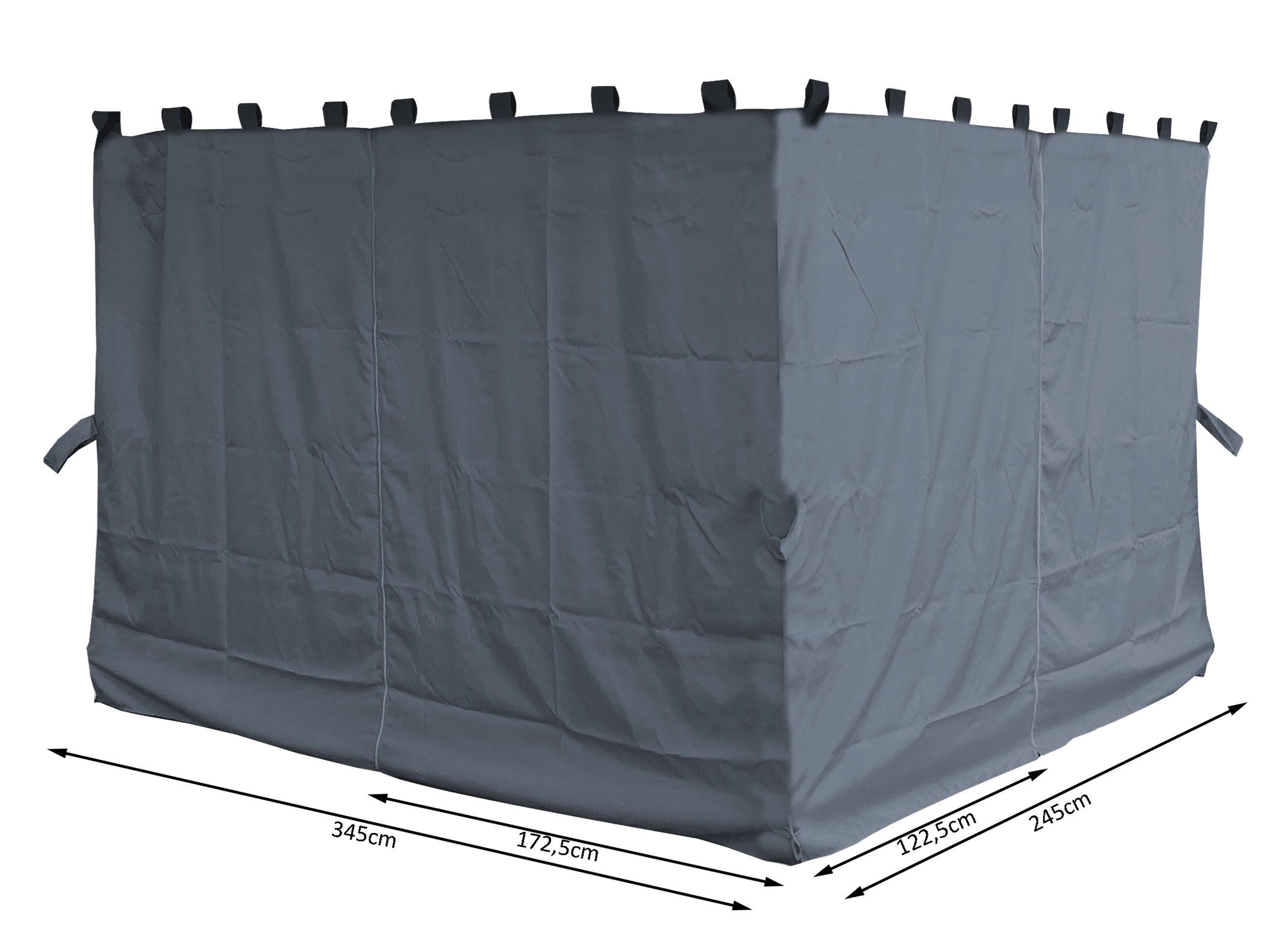 Quick Star Pavillonseitenteil 4 Seitenteile 3x4m günstig online kaufen