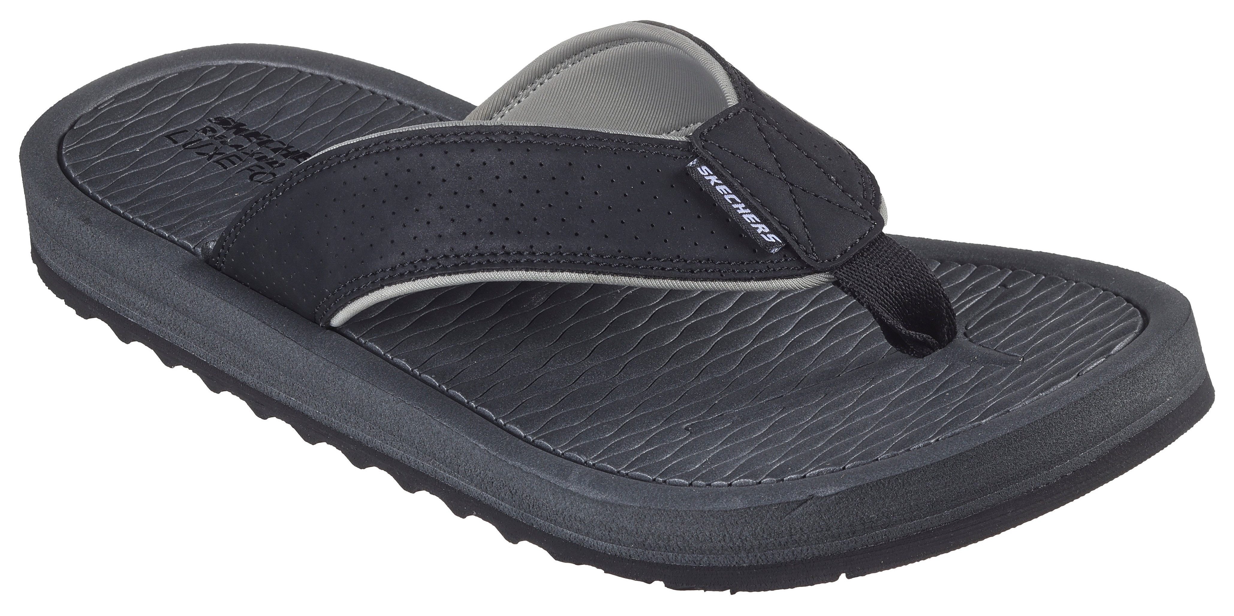 Skechers TANTRIC-COPANO Zehentrenner, Sommerschuh, Schlappen, Poolslides, günstig online kaufen