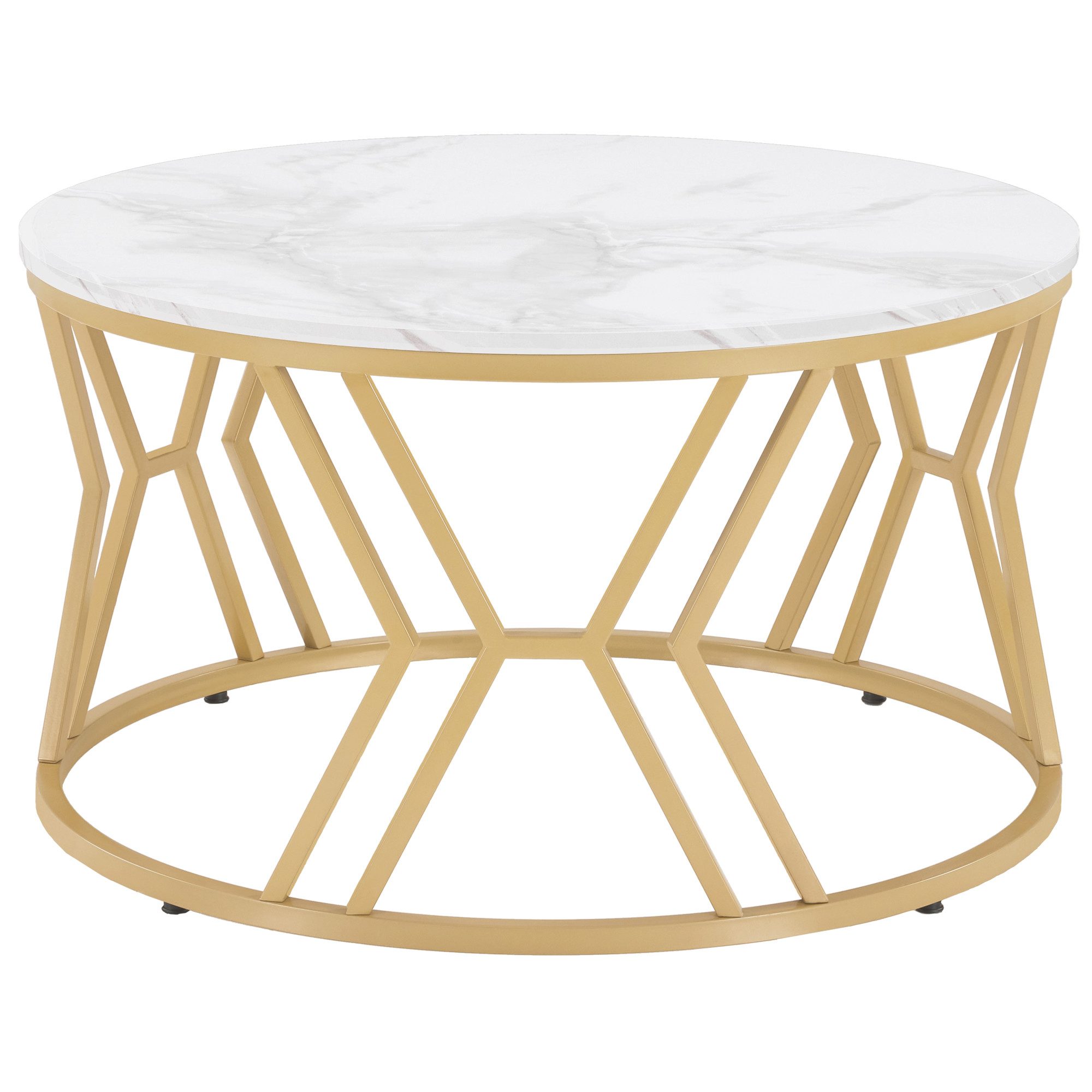 Barberpub Beistelltisch BarberPub Couchtisch Rund Holz, günstig online kaufen