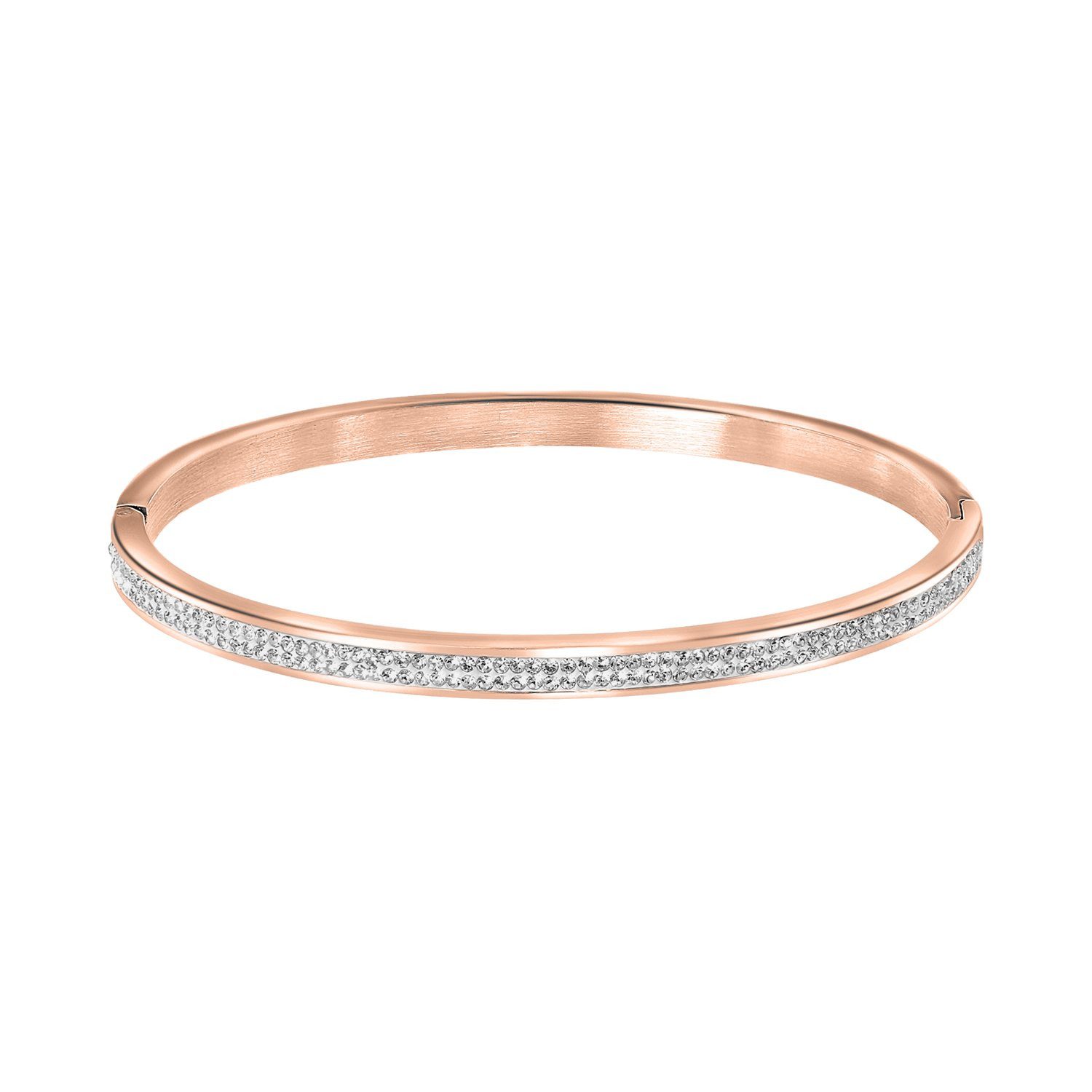 Guess Armreif Armband - Stahl - Rose - Kristall - Damen