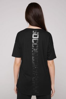 SOCCX Oversize-Shirt mit längerer Rückenpartie