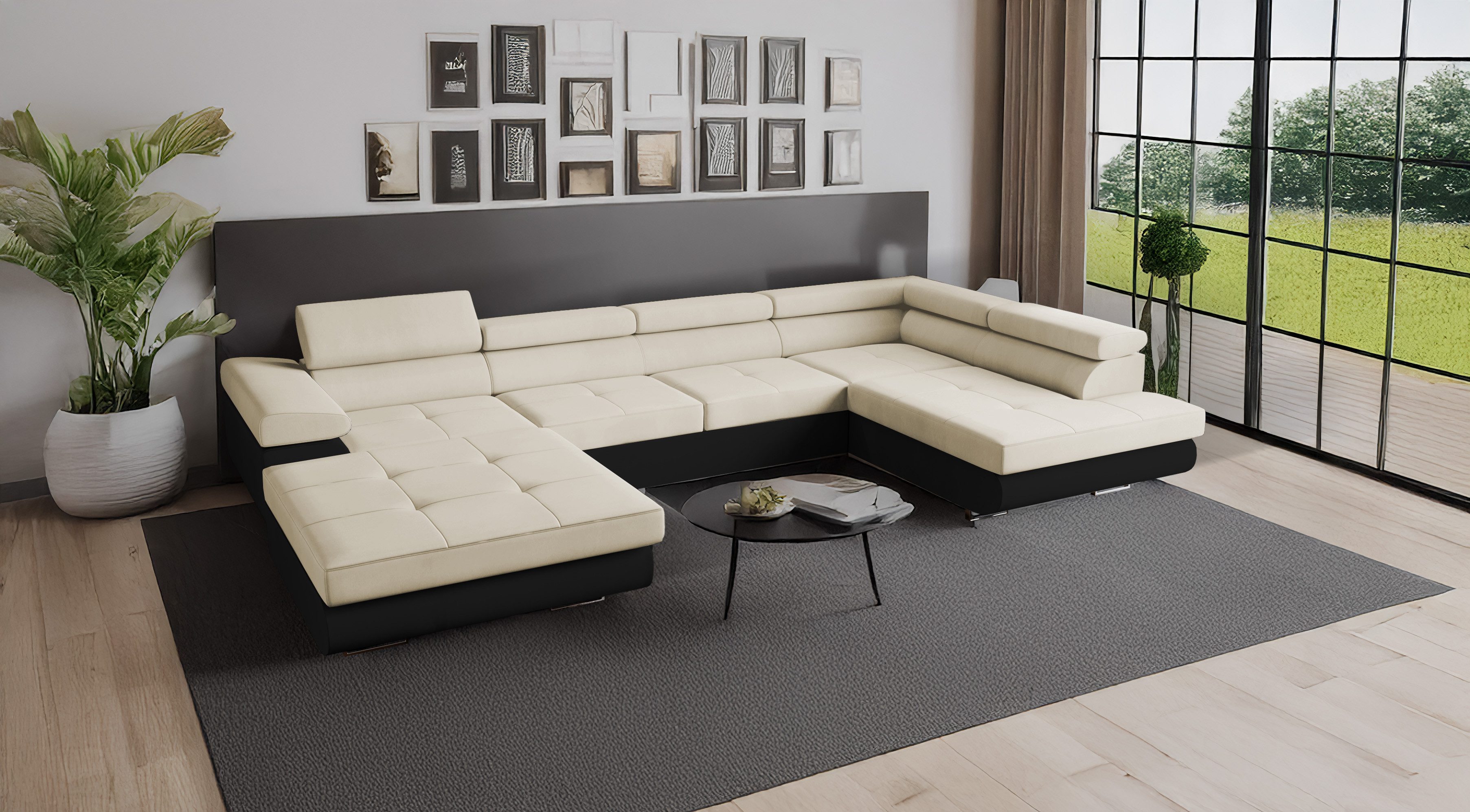Goldstoff Wohnlandschaft RELAX U Ecksofa mit günstig online kaufen