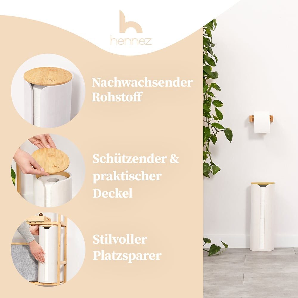 HENNEZ Toilettenpapierhalter "Maria" günstig online kaufen