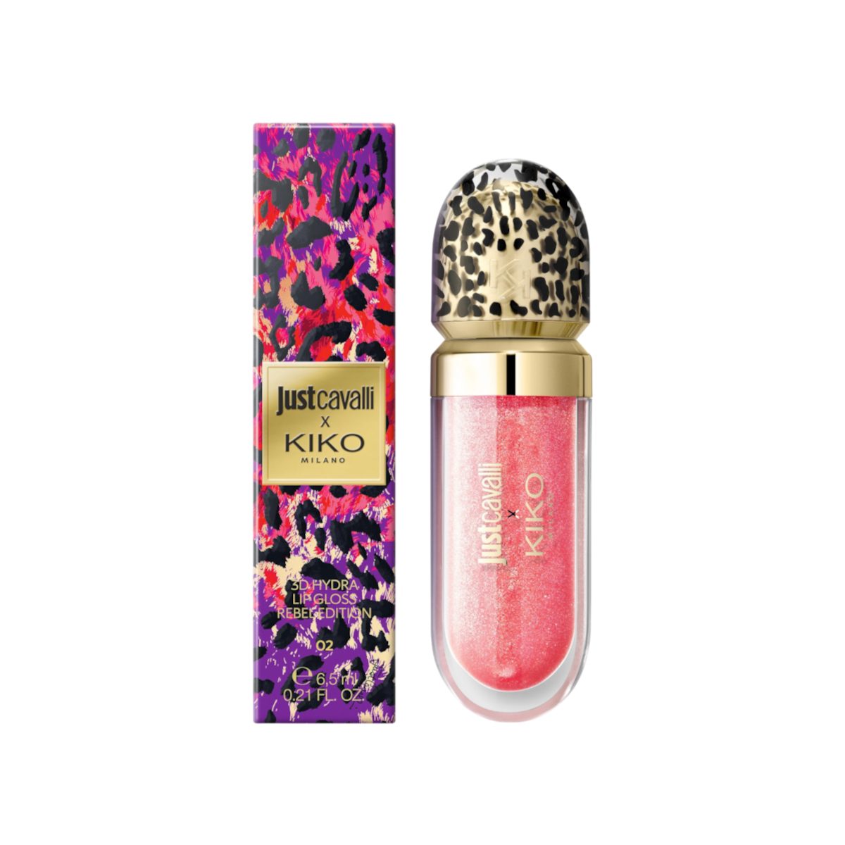 KIKO Milano Lippenstift JUST CAVALLI X KIKO MILANO 3D HYDRA LIP GLOSS REBEL EDITION