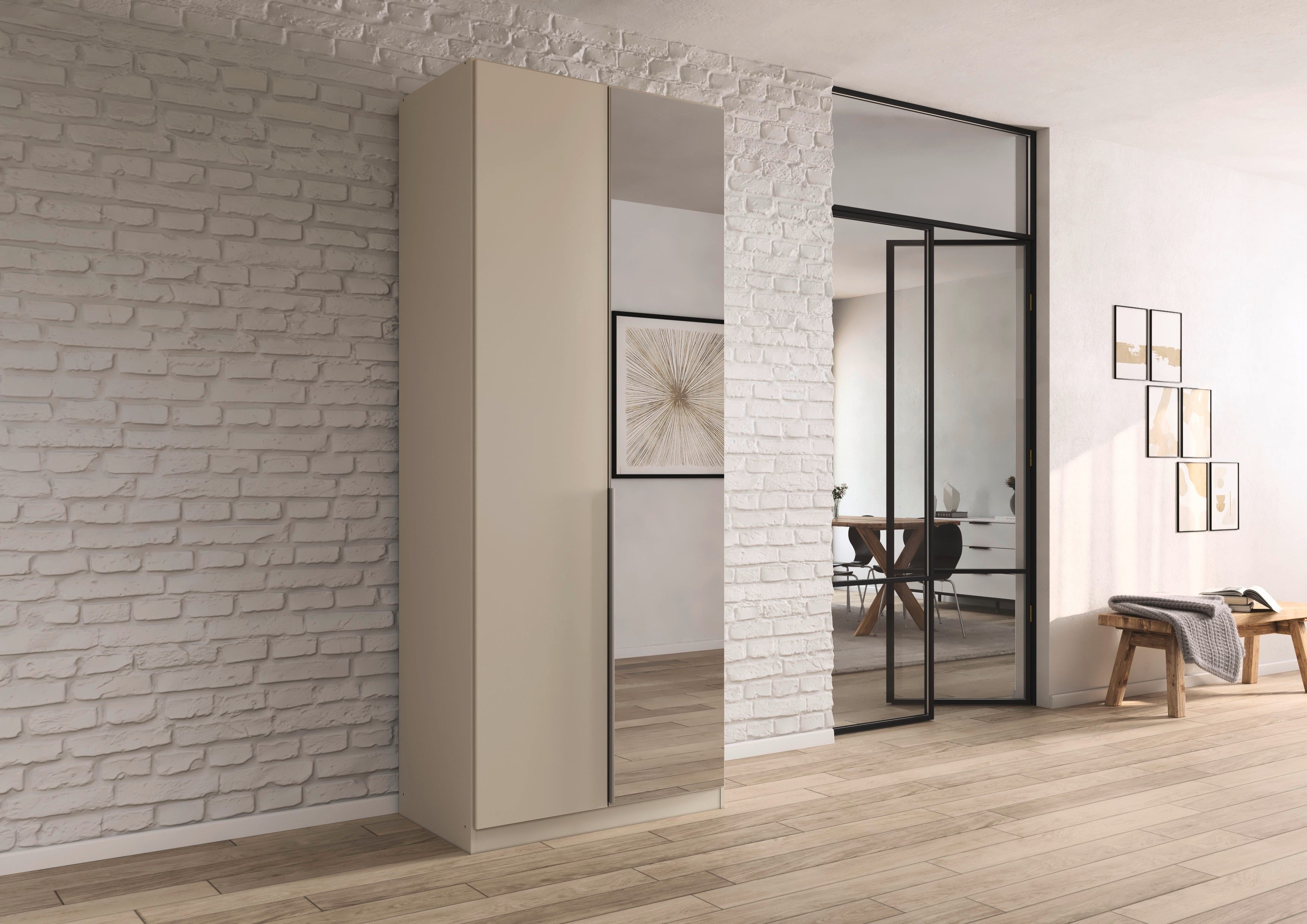 rauch Drehtürenschrank Kleiderschrank Schrank Garderobe AGORDO mit Dekor- o günstig online kaufen