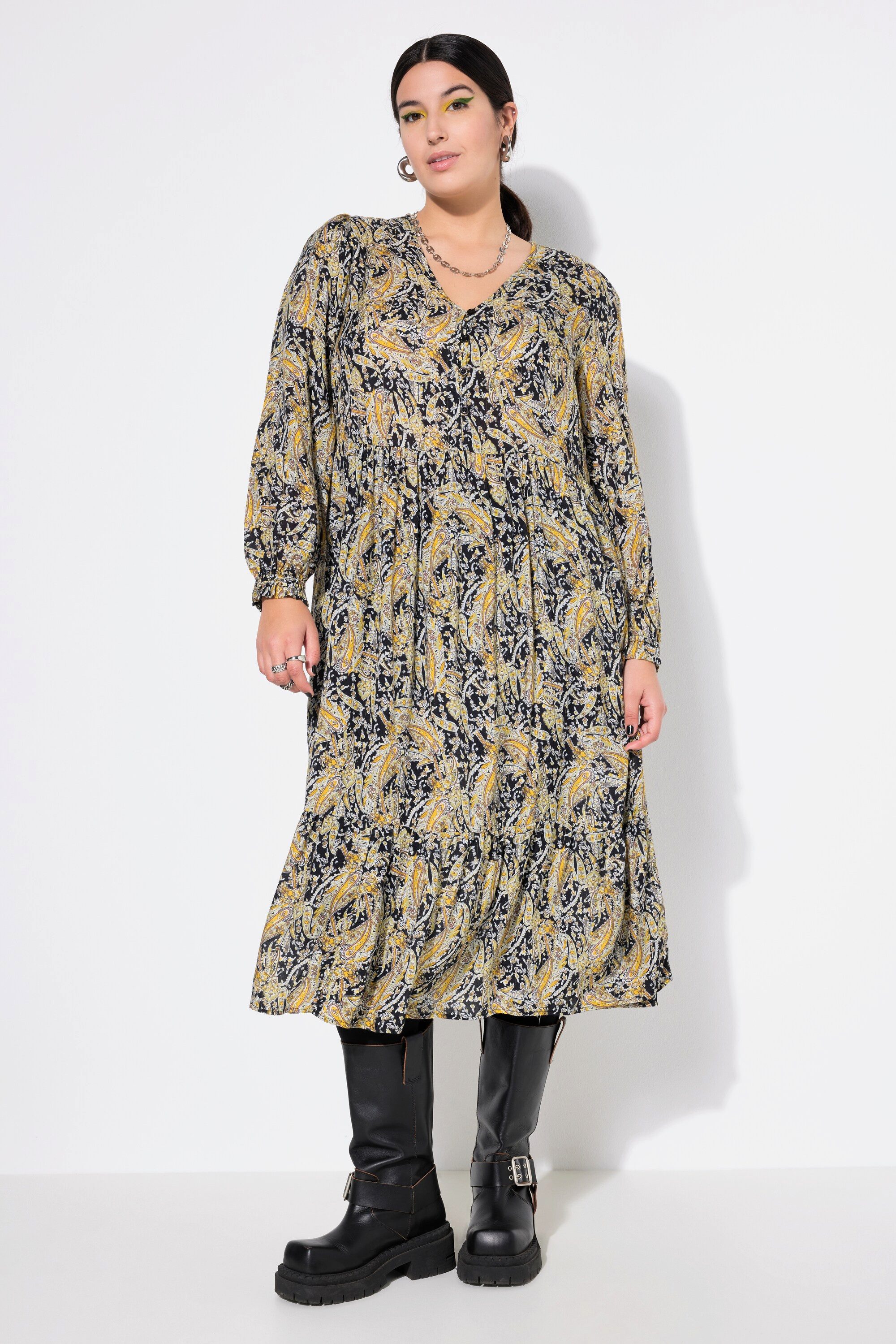 Studio Untold Jerseykleid Kleid A-Line Paisley günstig online kaufen