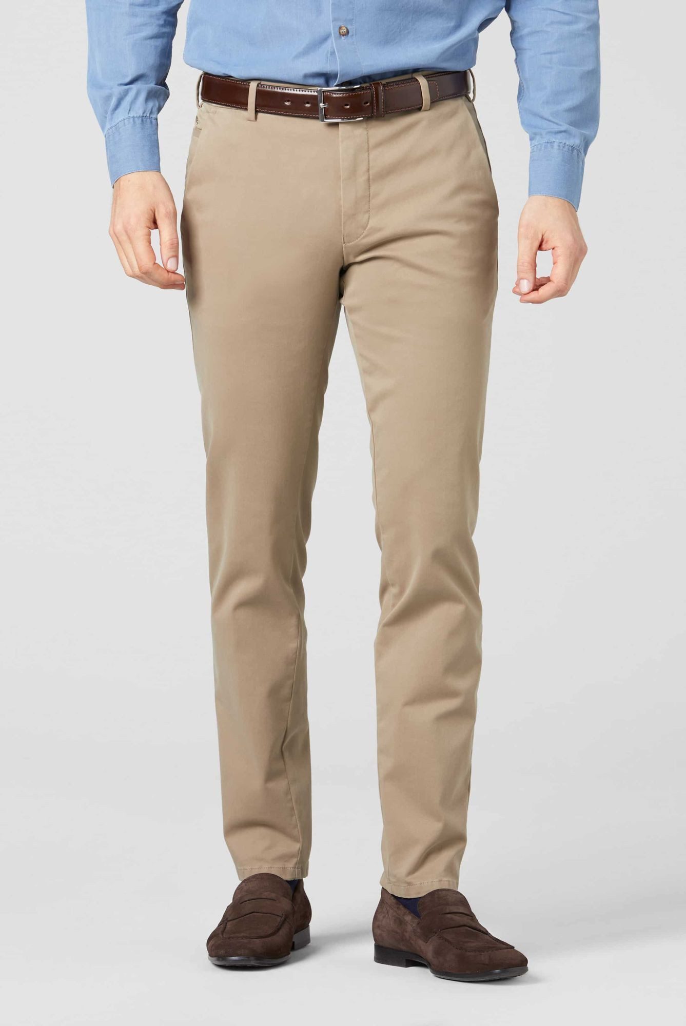 MEYER Chinos Tokyo mit Hemdenstopper