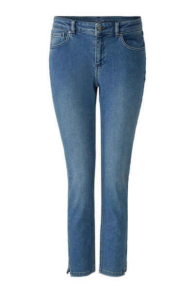 Oui Regular-fit-Jeans Джинси, darkblue denim