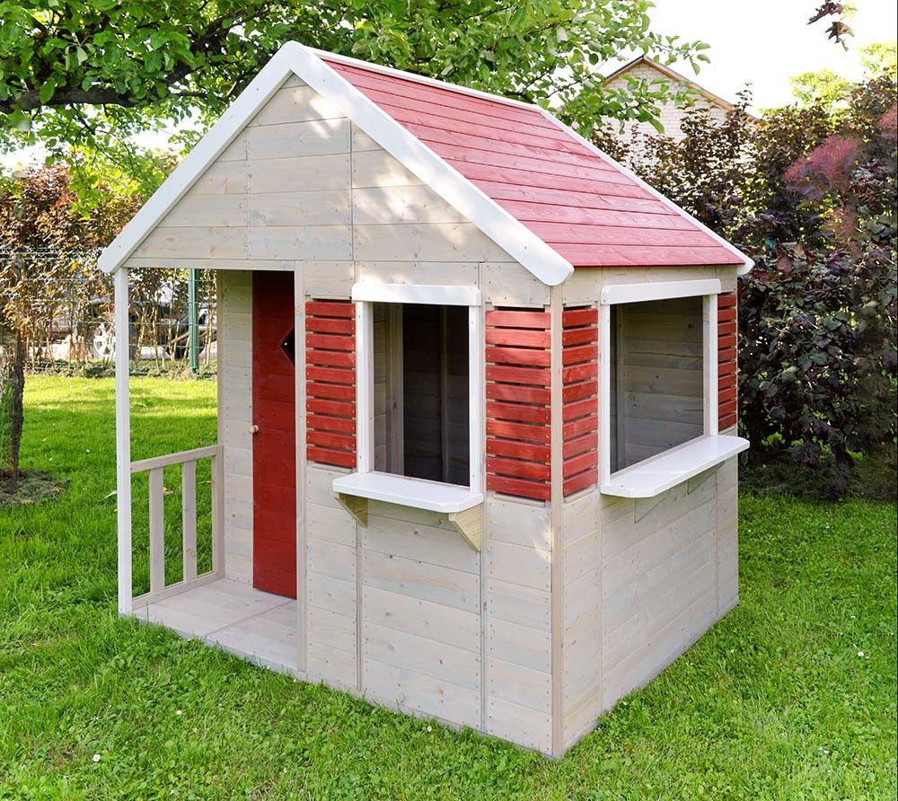 Wendi Toys Spielhaus Krokodil, Geeignet für Kinder ab 3 J., Kiefernholz, LxBxH 155x120x168cm
