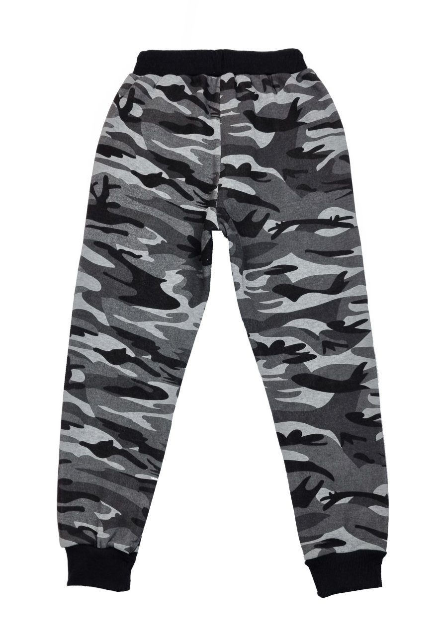 miut Gefütterte Muster Grau Freizeithose Hessis J396 Jogginghose Camouflage