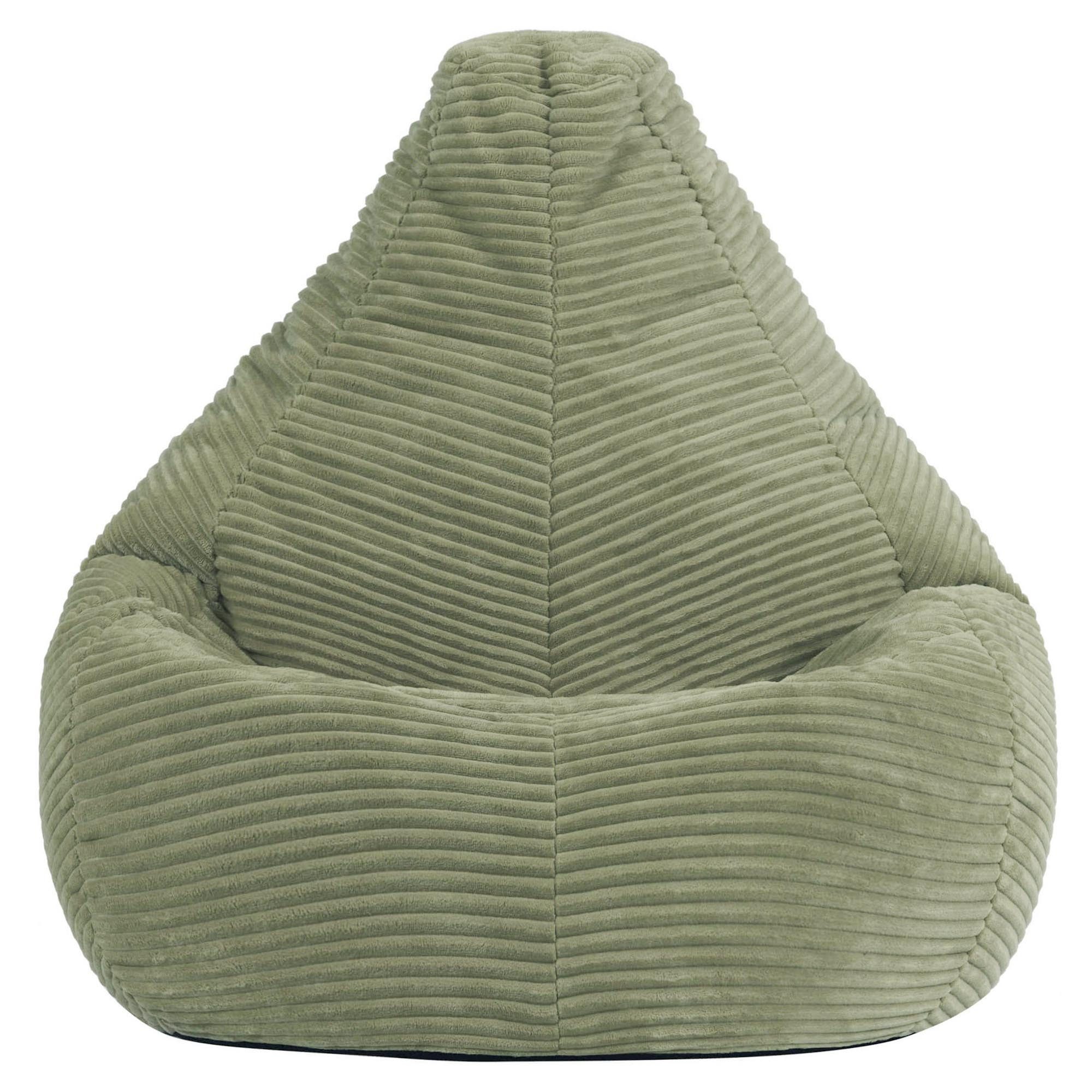 icon Sitzsack Kinder Sessel aus Cord Flauschig „Dalton", 69x59x65cm, Made in Germany, für Kinderzimmer, mit Füllung – Bild 4 von 5