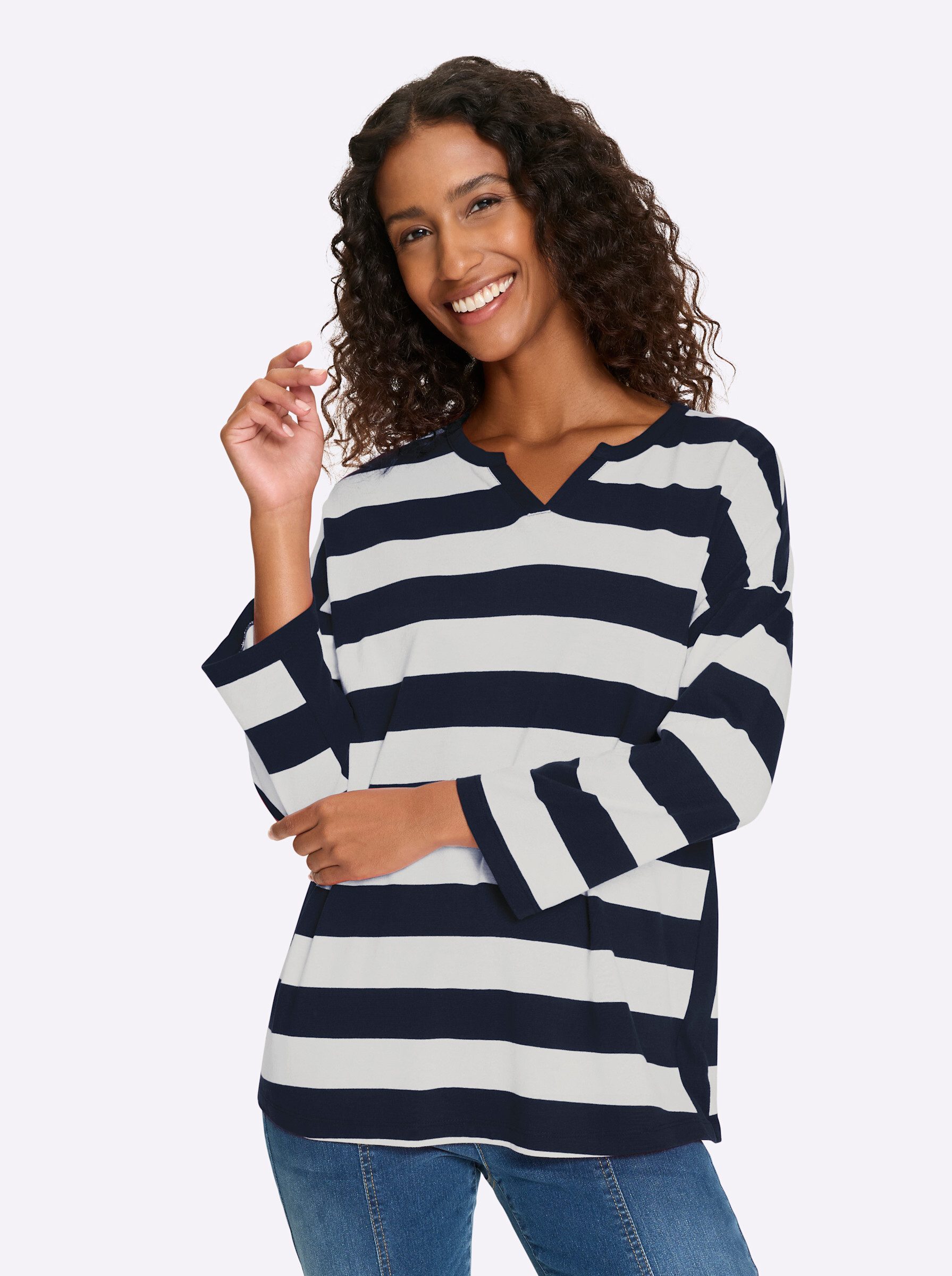 heine T-Shirt Ringelshirt . günstig online kaufen