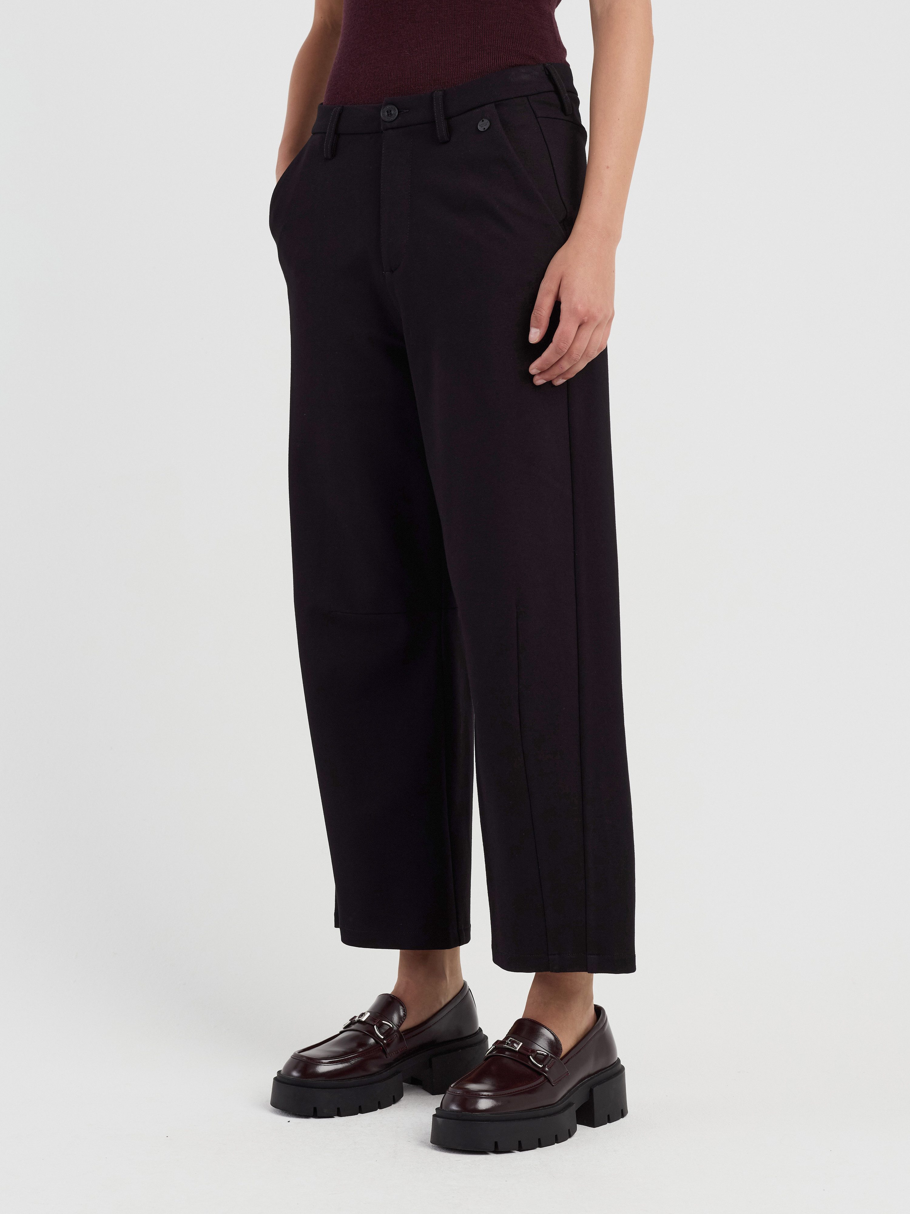 GANG Jerseyhose 94OLIA aus schwerem Stoff, O-Shape