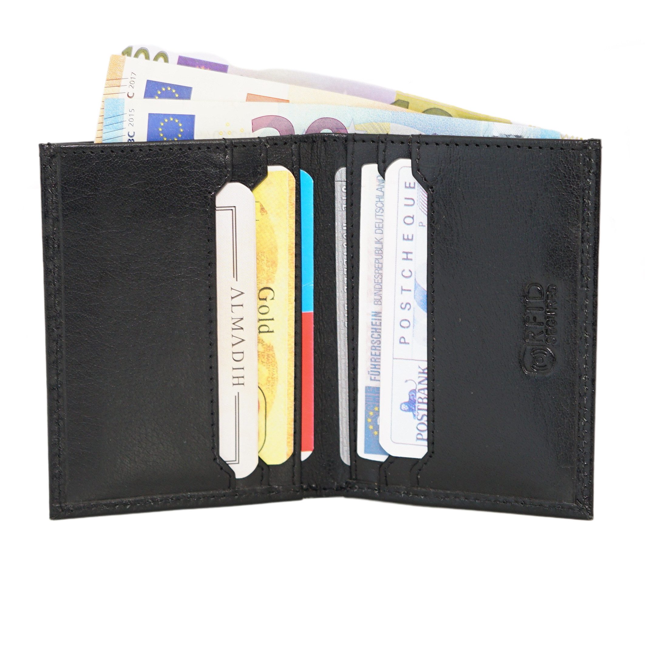 ALMADIH Mini Geldbörse Leder SP3 Portemonnaie günstig online kaufen