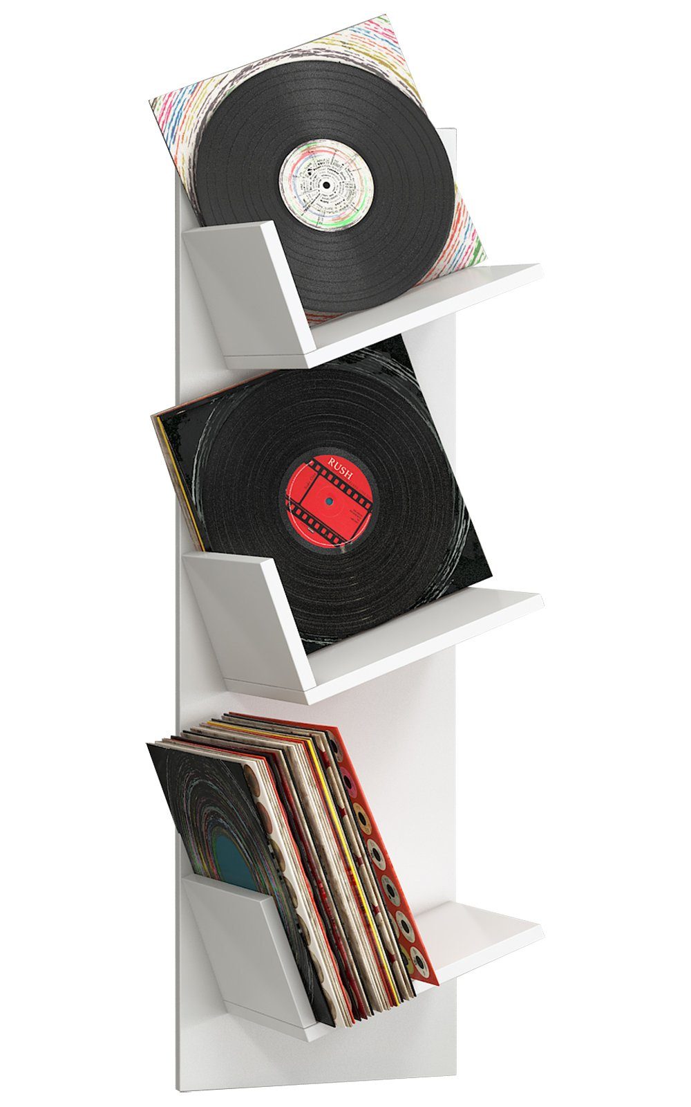 VCM CD-Regal Holz Bücher Schallplatten LP günstig online kaufen