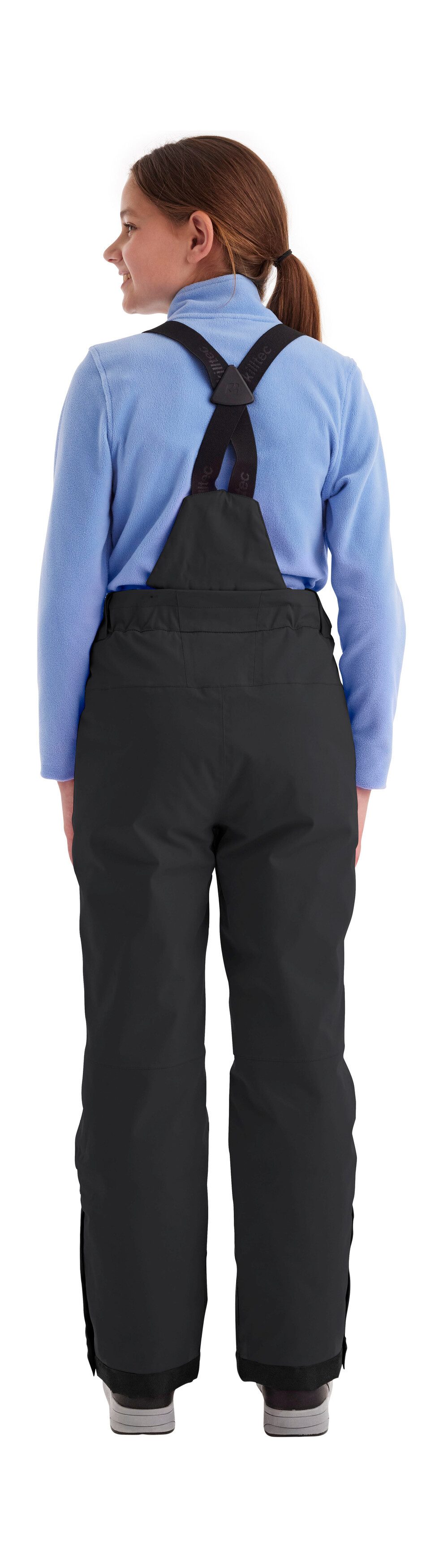 Killtec Skihose Girls Skihose 242 Wasserdicht, atmungsaktiv, abnehmbare Träger, rutschfester Schneefang