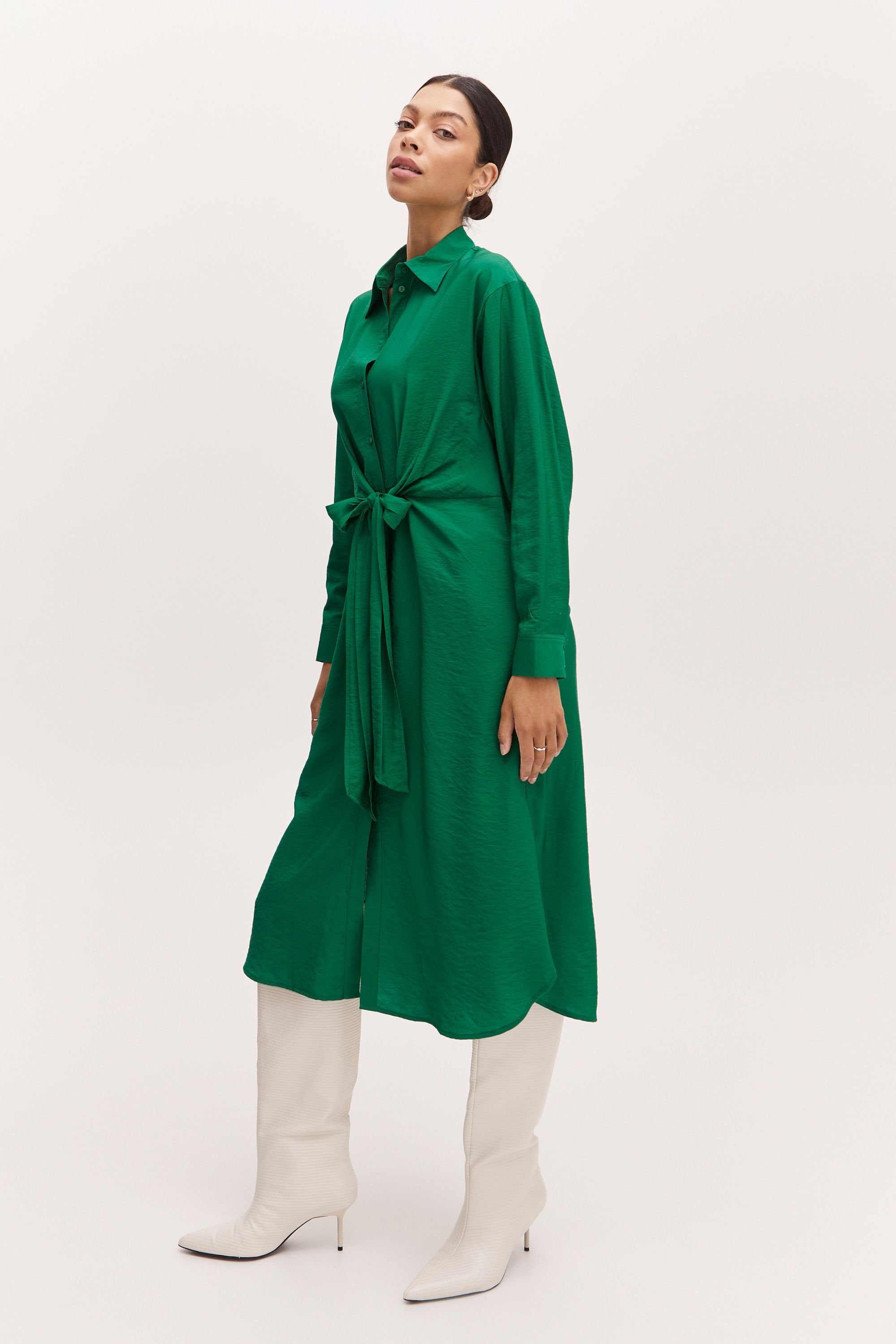 b.young Hemdblusenkleid BYHOLLIE SHIRT DRESS- 20811839