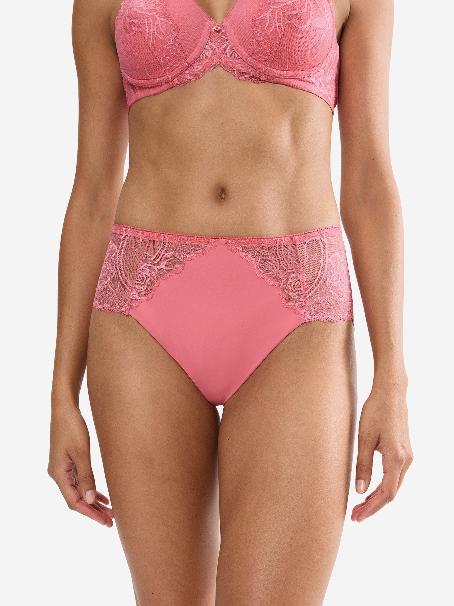 Triumph Maxislip Florale Wild Peony Florale Hoher Slip, Taillenslip, High Waist Slip