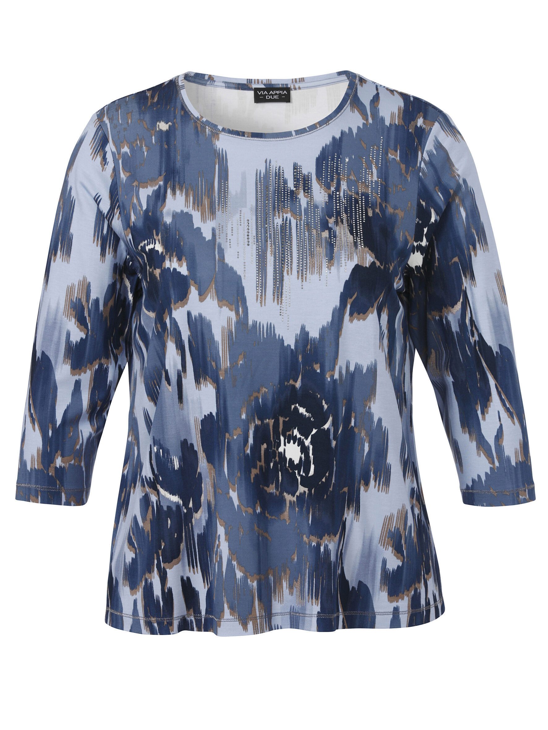 VIA APPIA DUE Print-Shirt (1-tlg) mit Allover-Muster
