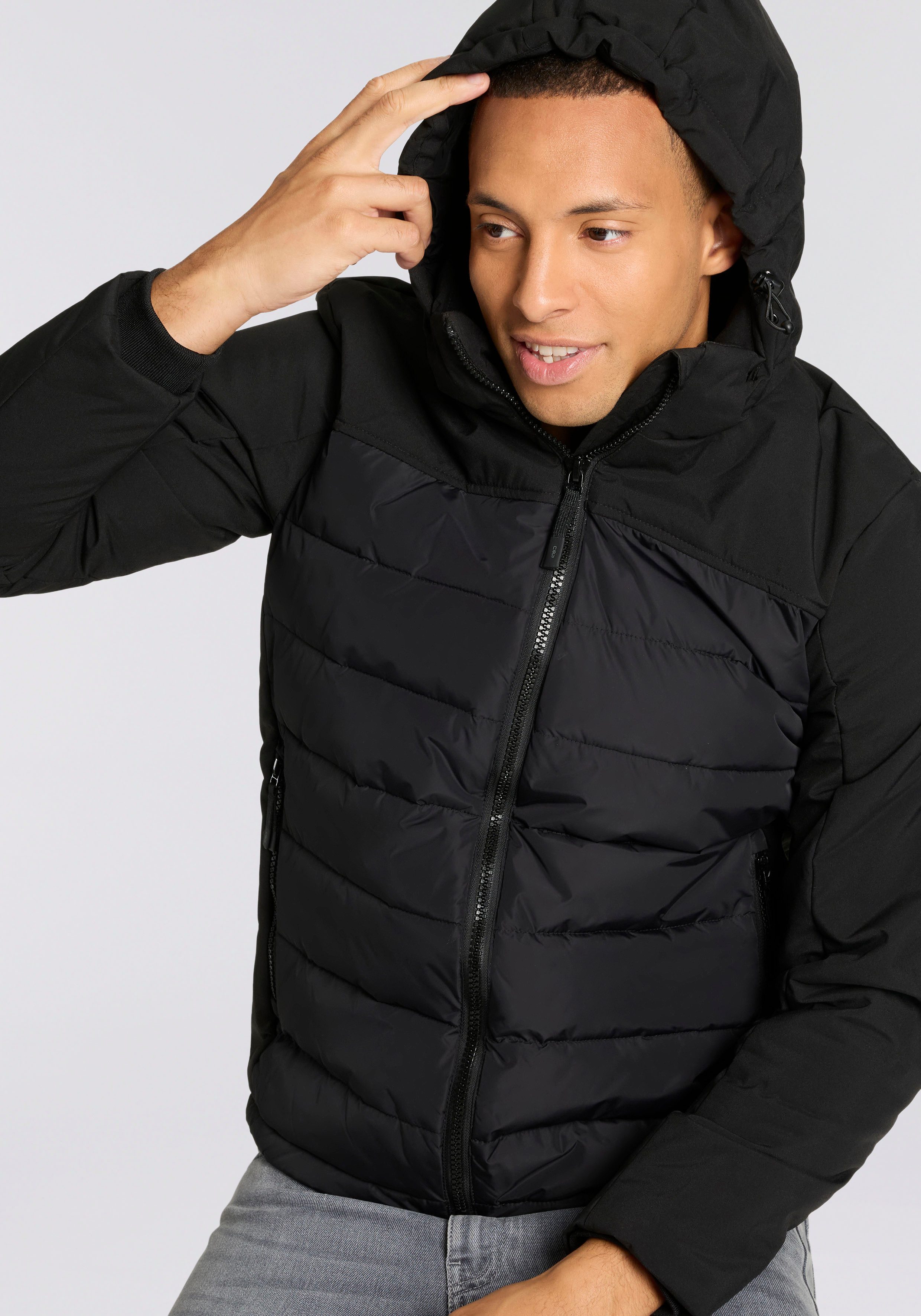 CMP Outdoorjacke mit abnehmbarer Kapuze, atmungsaktiv