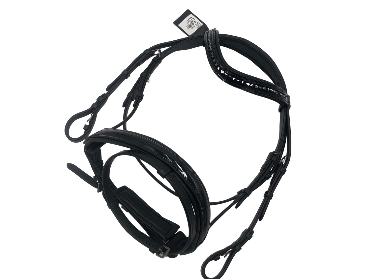 Horse Guard Trensenzaum Horse Guard Trense mit Zügeln Antirutsch Leder schwarz ergonomisch Zau