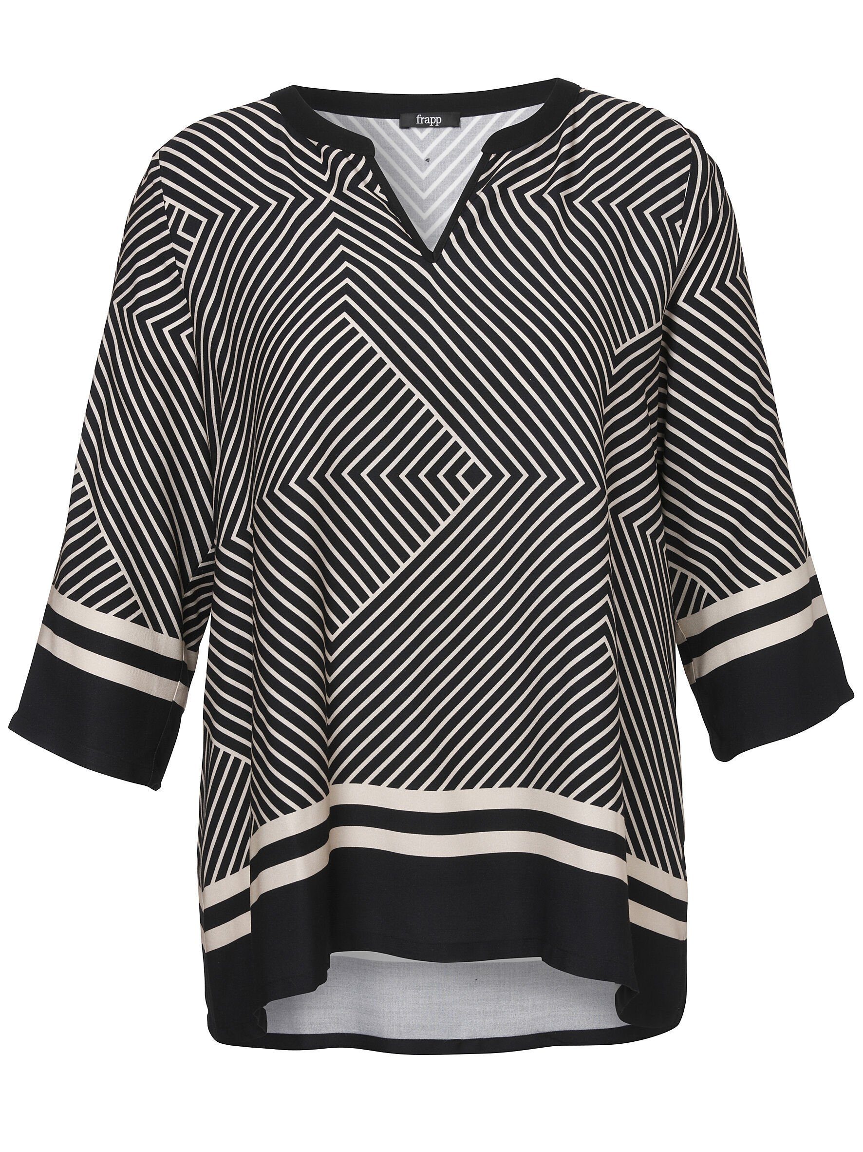 FRAPP Tunika mit Allovermuster günstig online kaufen
