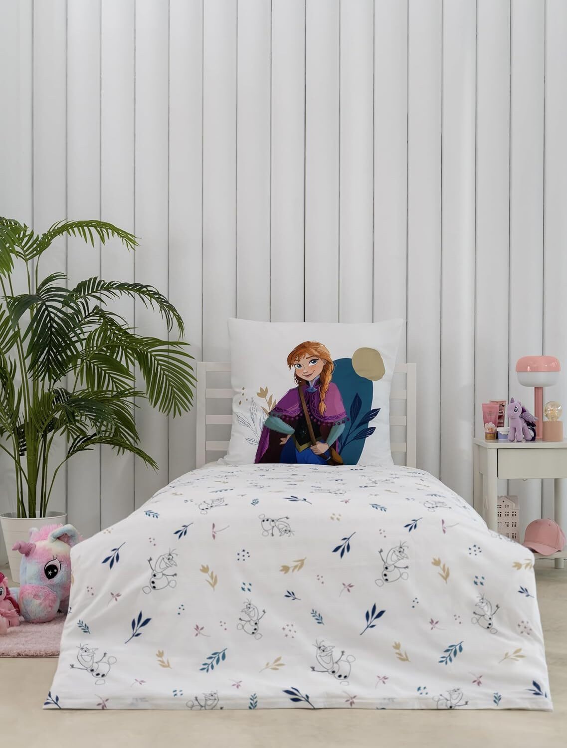 Disney Kinderbettwäsche Disney Frozen Elsa & Anna Bettwäsche 2tlg
