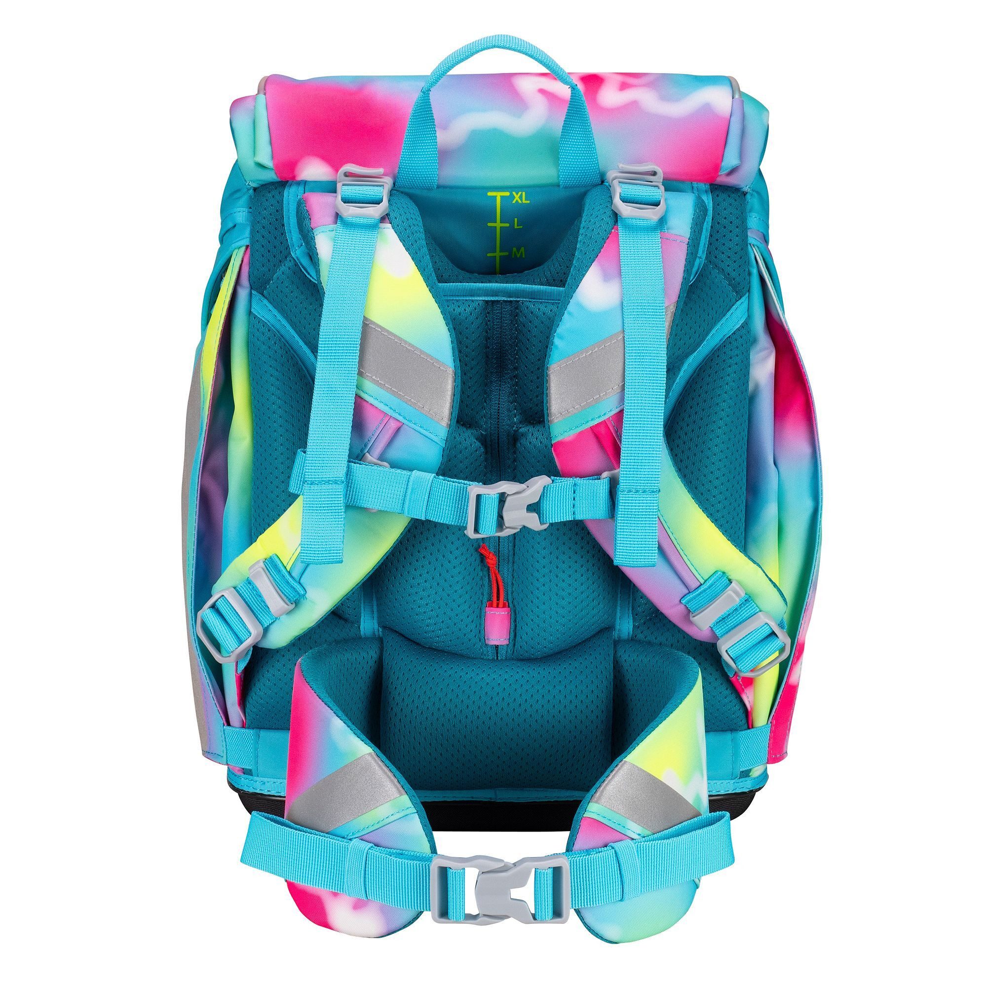 Scout Schulranzen Alpha Safety Light (5-tlg), Polyester