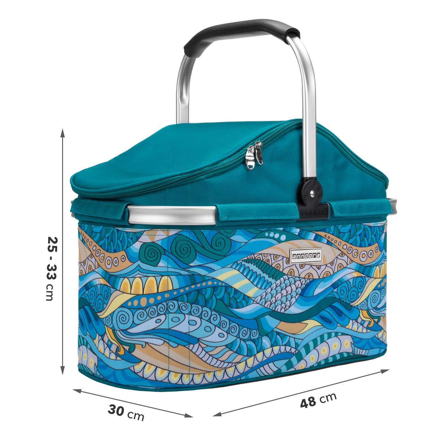 anndora Einkaufskorb thermo Shopper Kühlkorb mit Kühlakkus, 25 l, isolierte günstig online kaufen