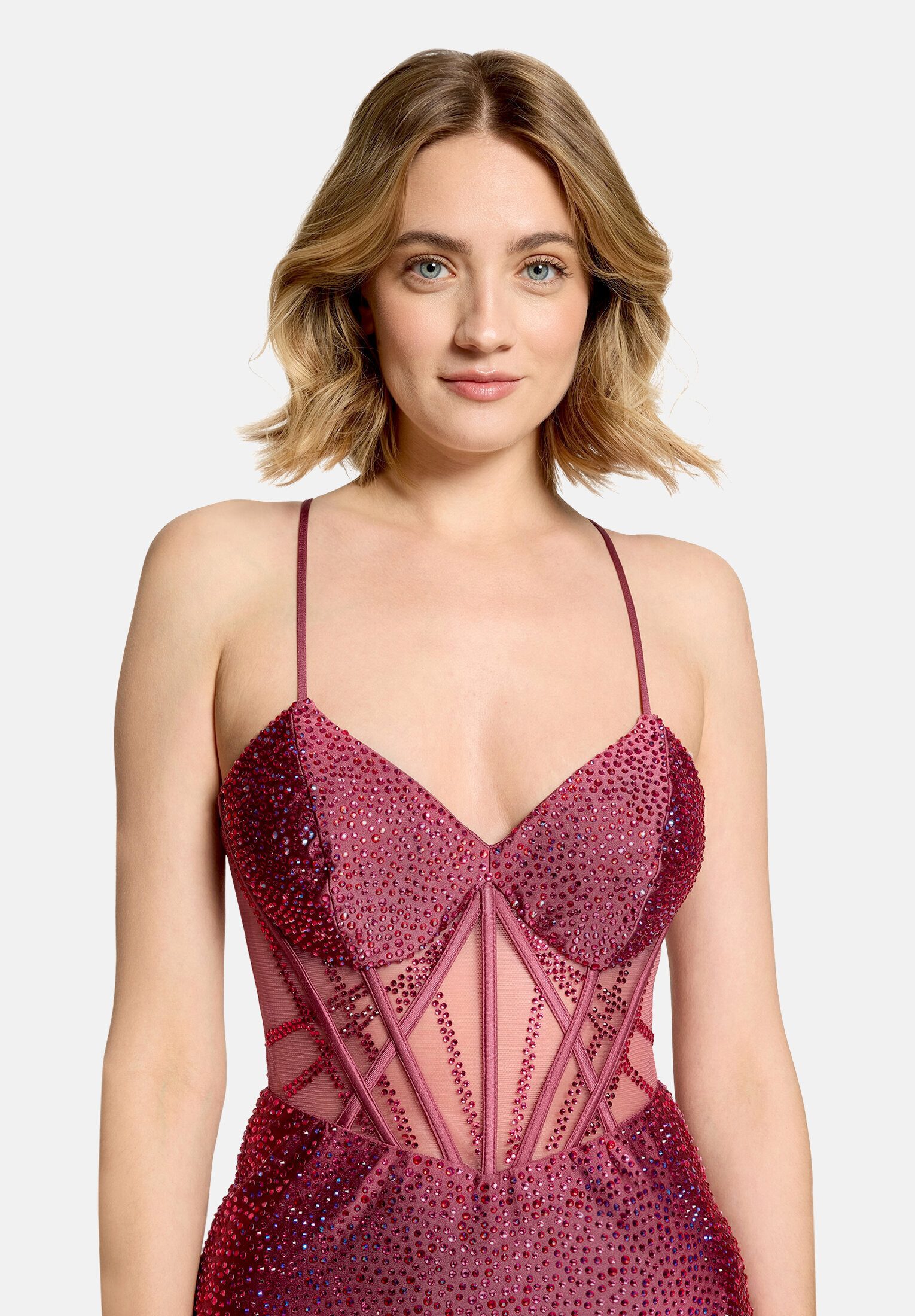 Vera Mont Abendkleid Damen im Glitzer-Look