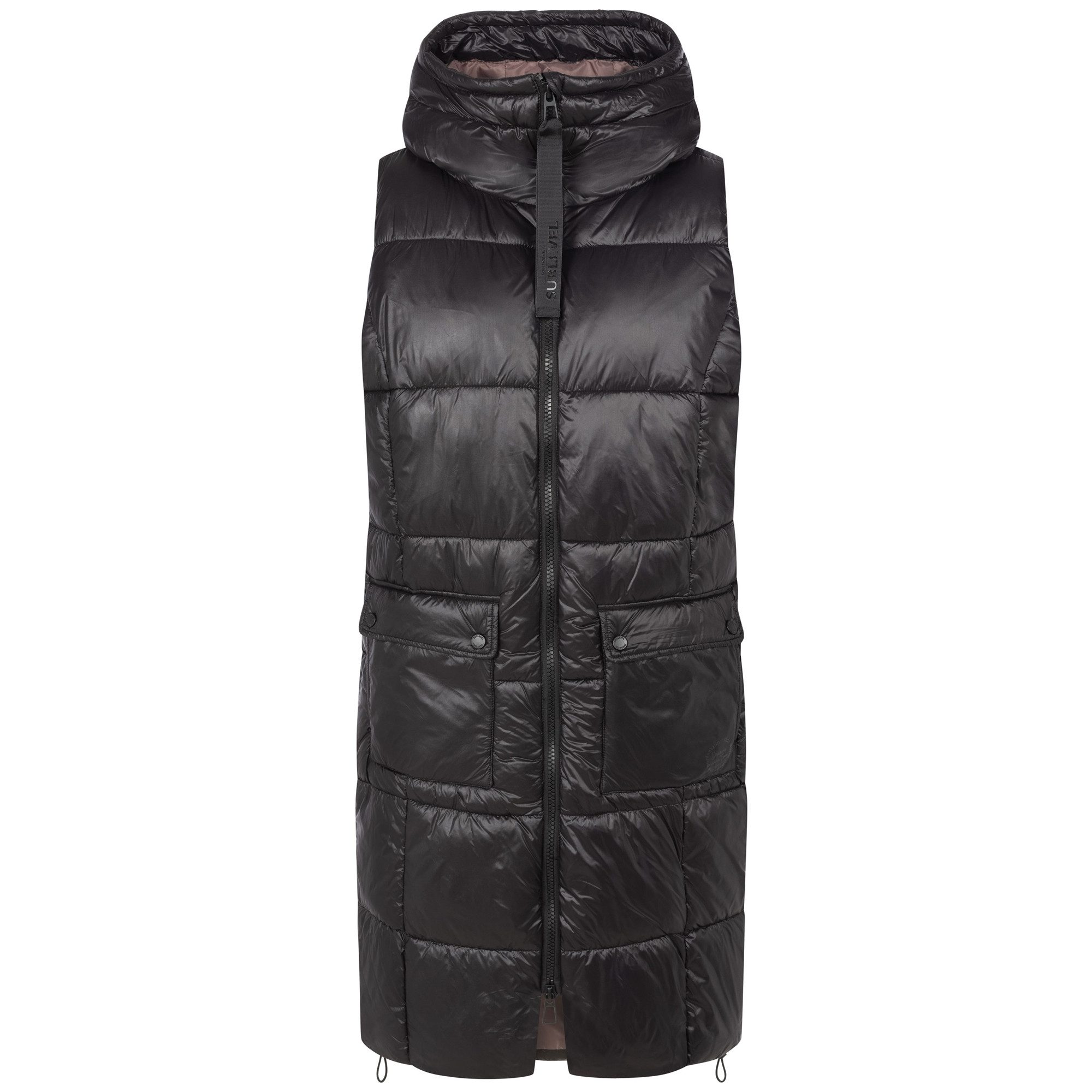 SUBLEVEL Steppweste Damen mit Kapuze Waistcoat günstig online kaufen