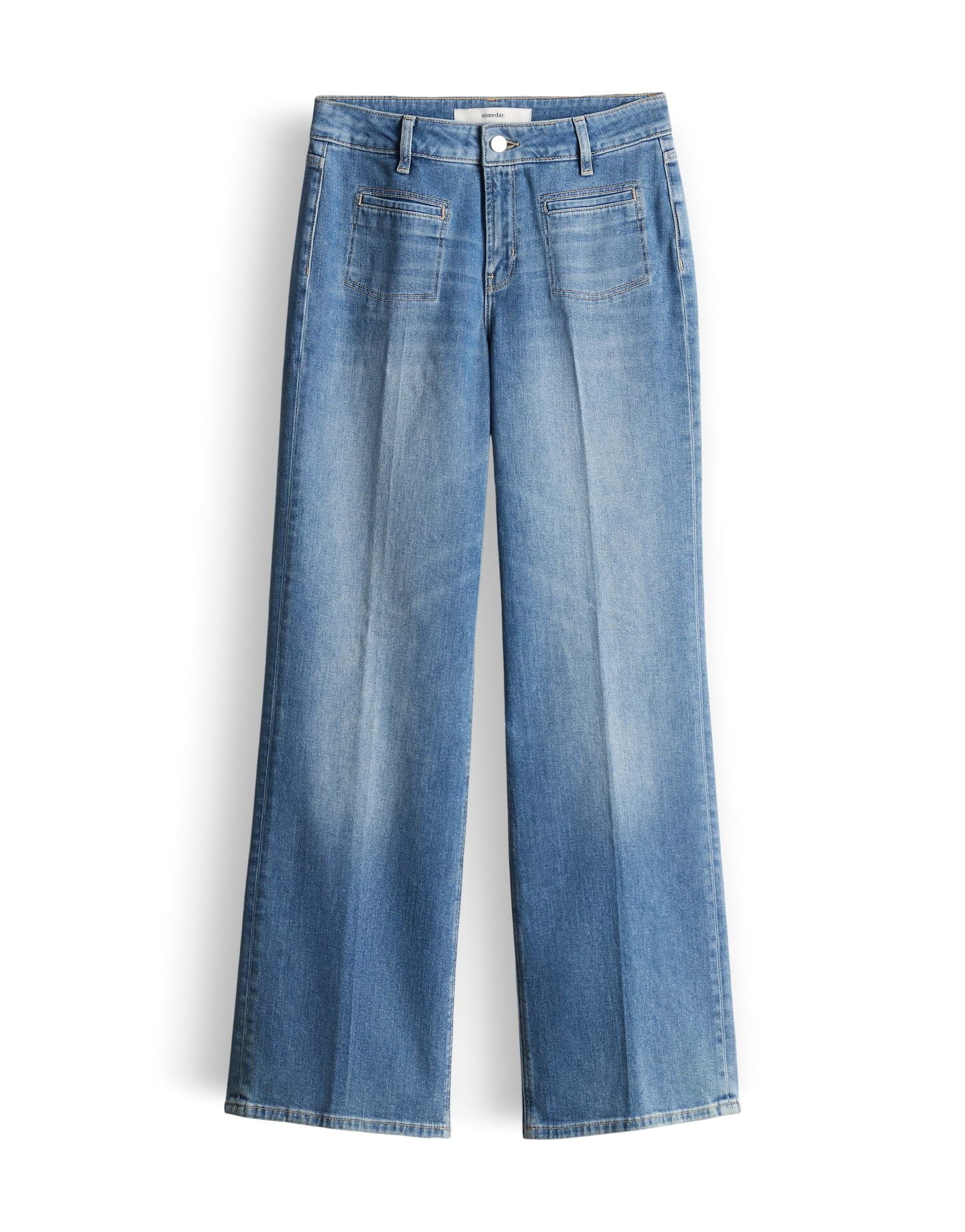 someday Bootcut-Jeans CARIE FRENCH aus BCI Cotton Mix Mid Rise günstig online kaufen