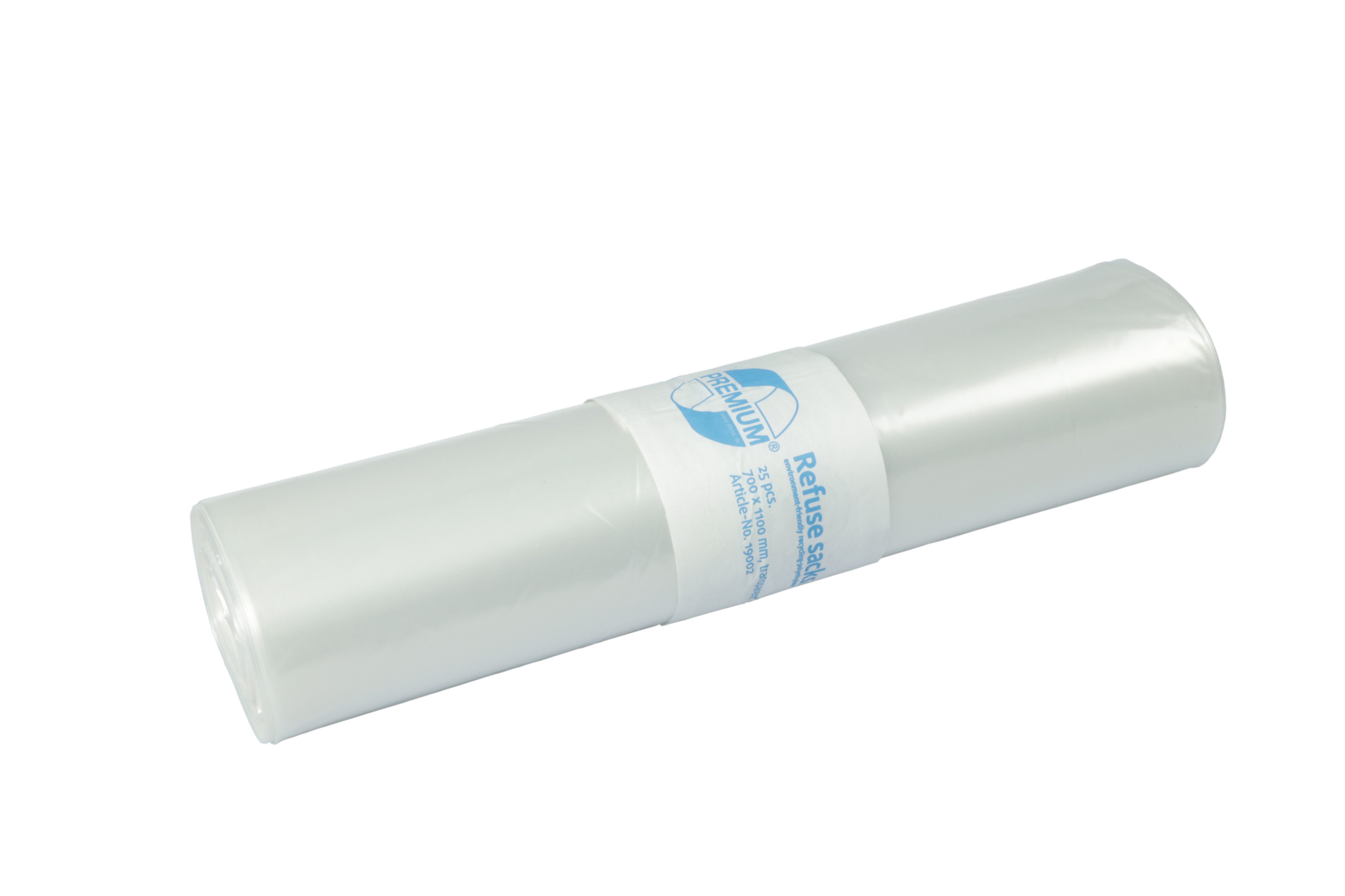 Deiss Haushaltshobel Müllsäcke DEISS PREMIUM transparent Typ 60 120 L Müllbeutel 25 Stück