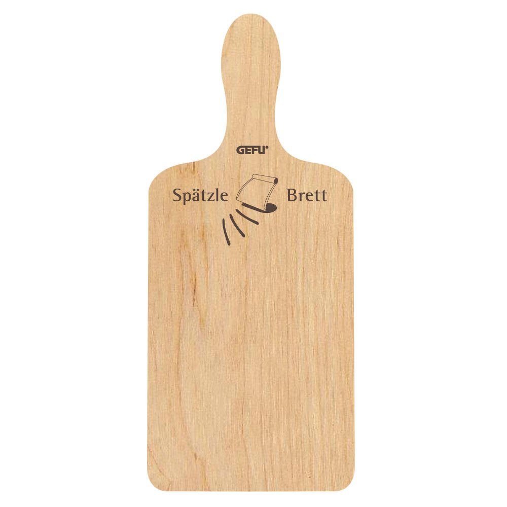 GEFU Schneidebrett Spätzlebrett Buche, Holz, für Spätzle