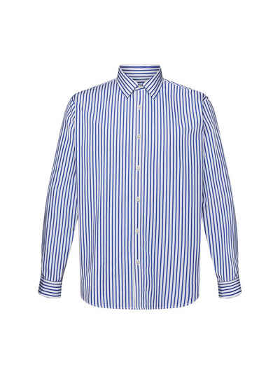 Esprit Langarmhemd Gestreiftes Hemd aus Popeline