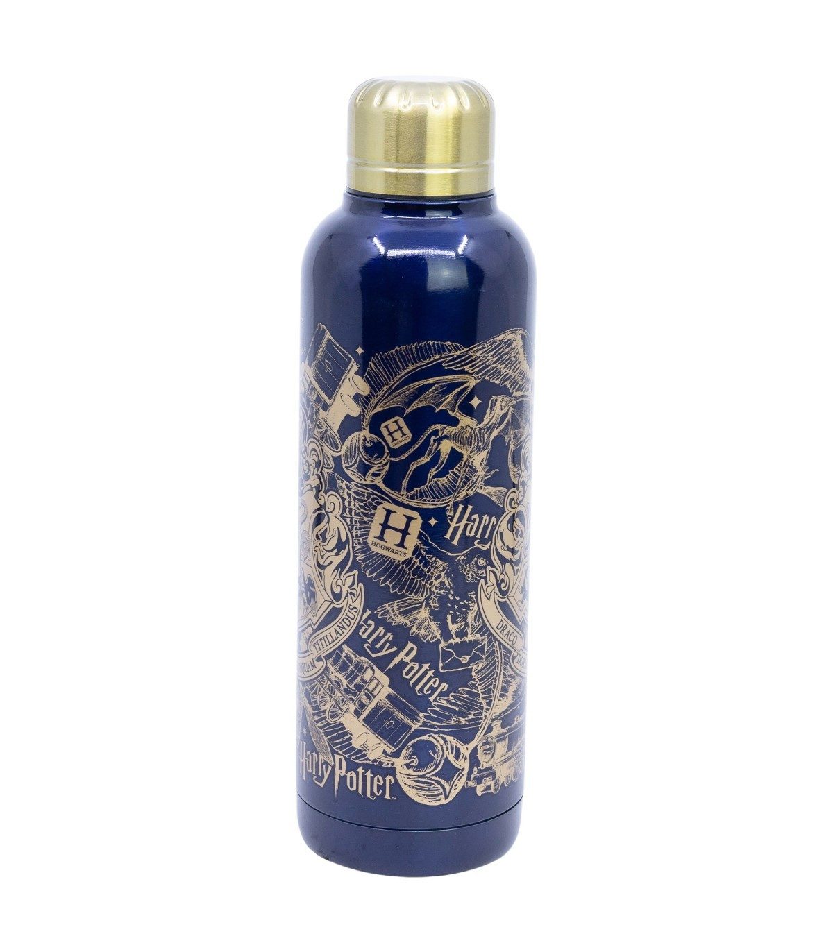 Harry Potter Thermoflasche 515 ml aus Edelstahl doppelwandig für warme und kalte Getränke