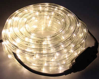 Spetebo LED-Lichterschlauch LED Lichtschlauch WARMWEISS - 12m / Ø 12mm, 288-flammig, Lichtschlauch in 12m Длина mit 288 LED in warm weiß